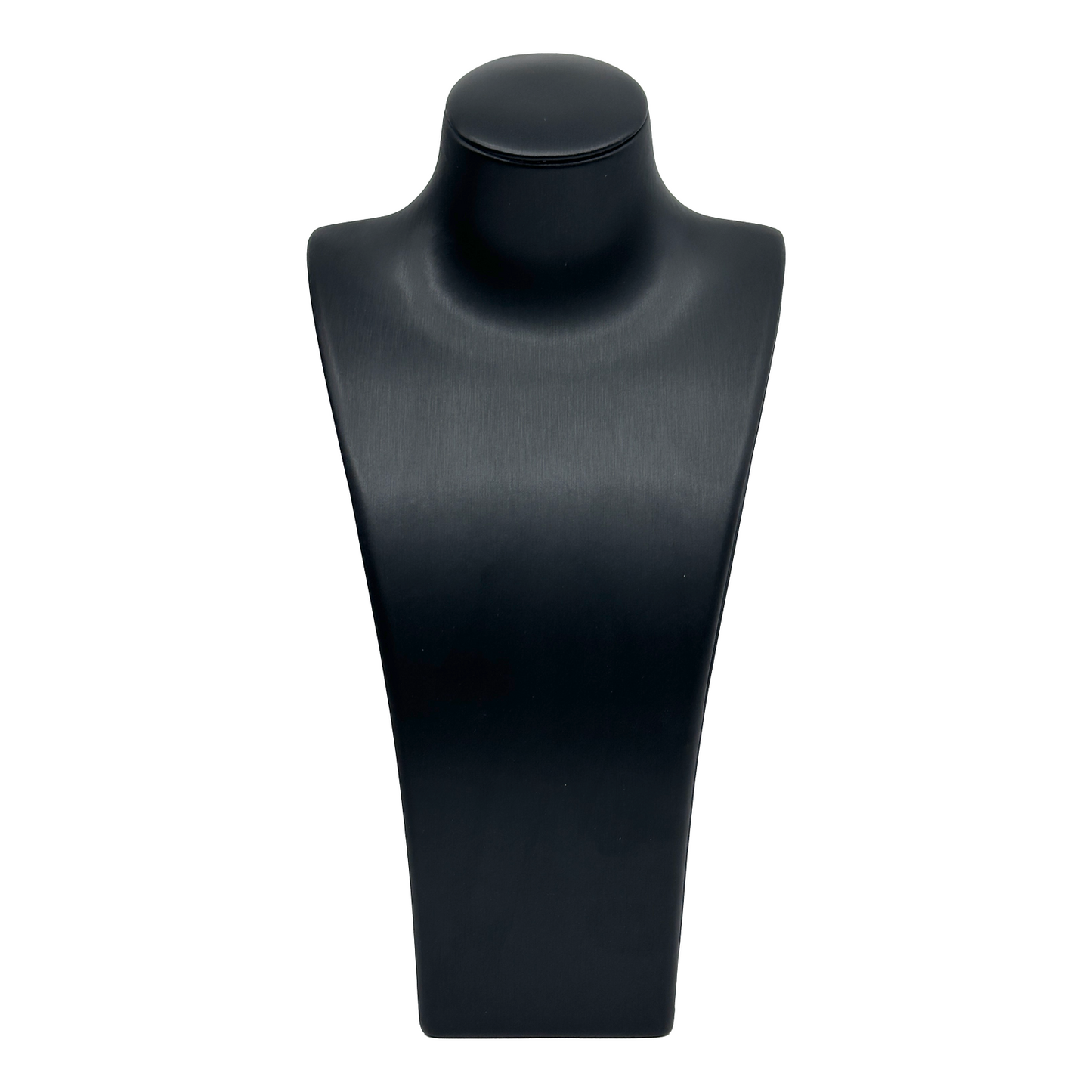 10" Black PU Linen Texture Ultra-Durable Necklace Bust Display