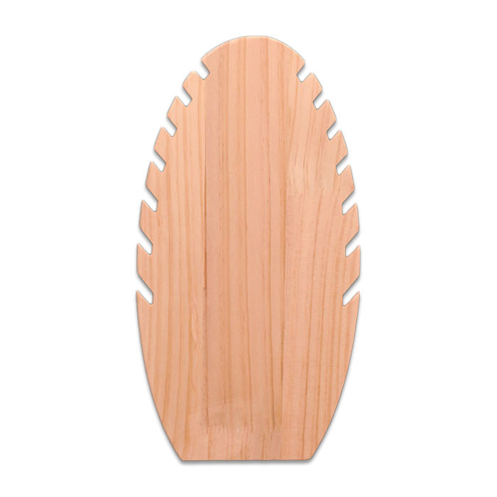 13" Natural Wood Necklace Jewelry Display Stand