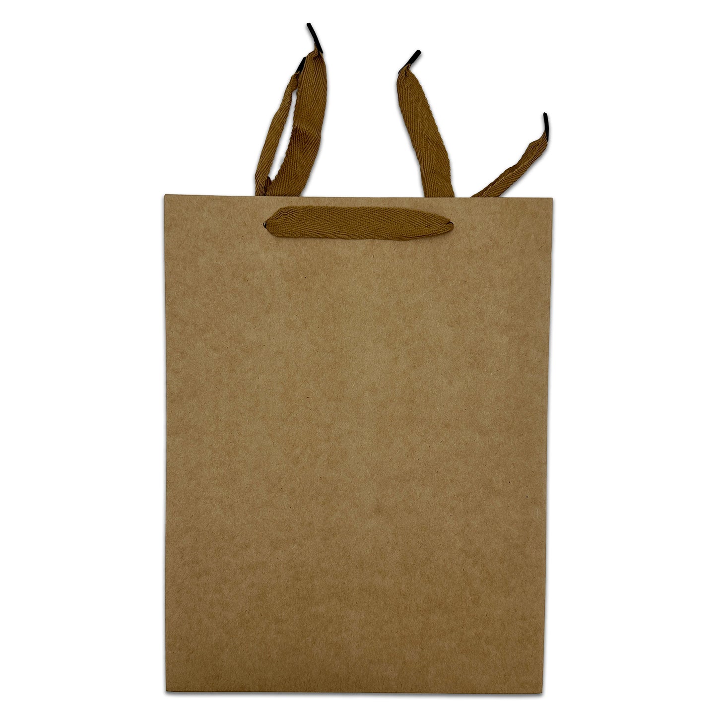 13" x 10" x 5" Kraft Paper Gift Bags with Fabric Handles