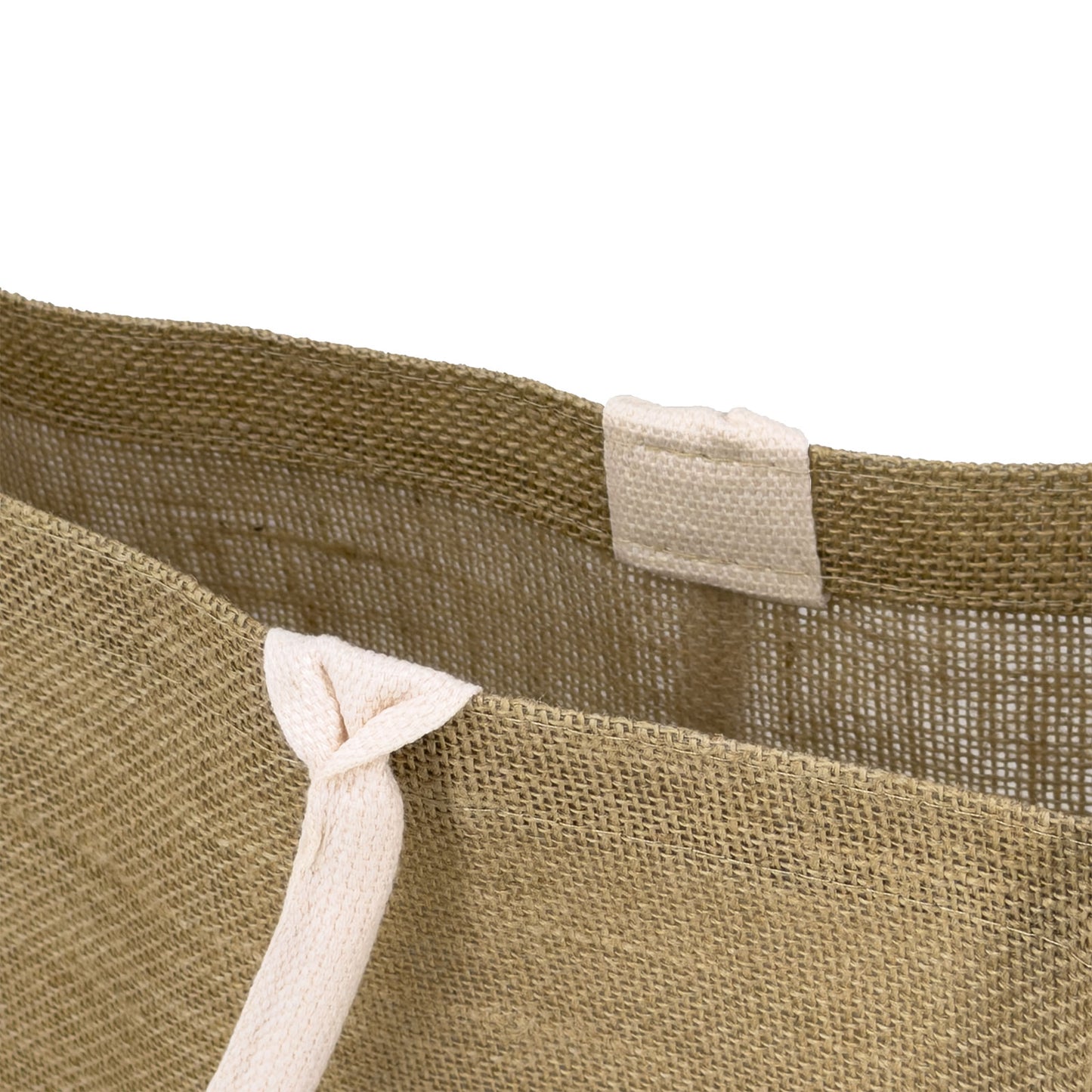 17" x 13" Burlap Shopping Tote Bag with Handles