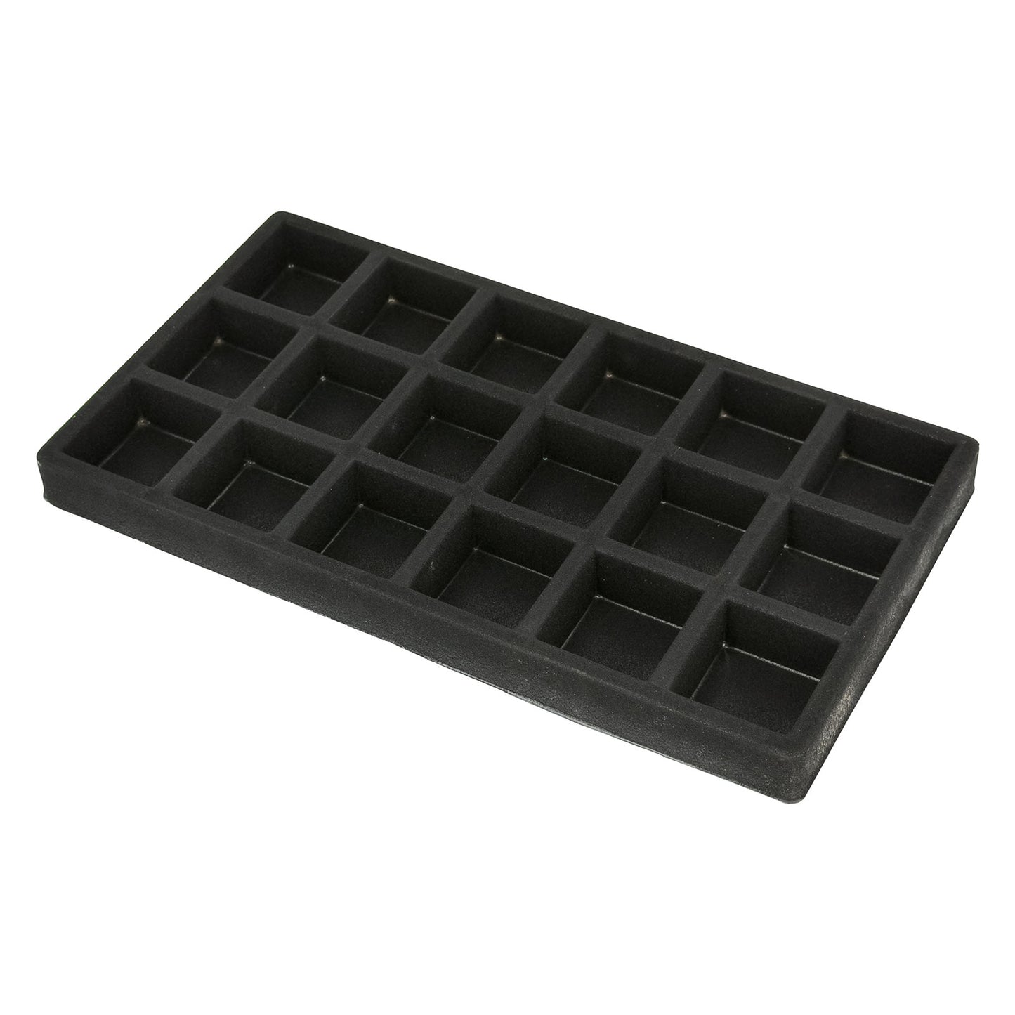 18 Compartment Black flocked Tray Insert