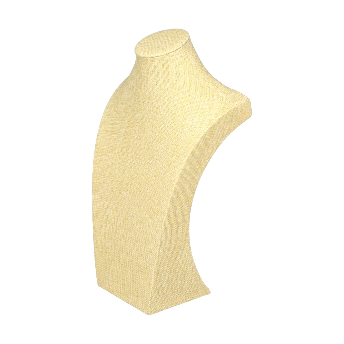 16" Linen Burlap Necklace Bust