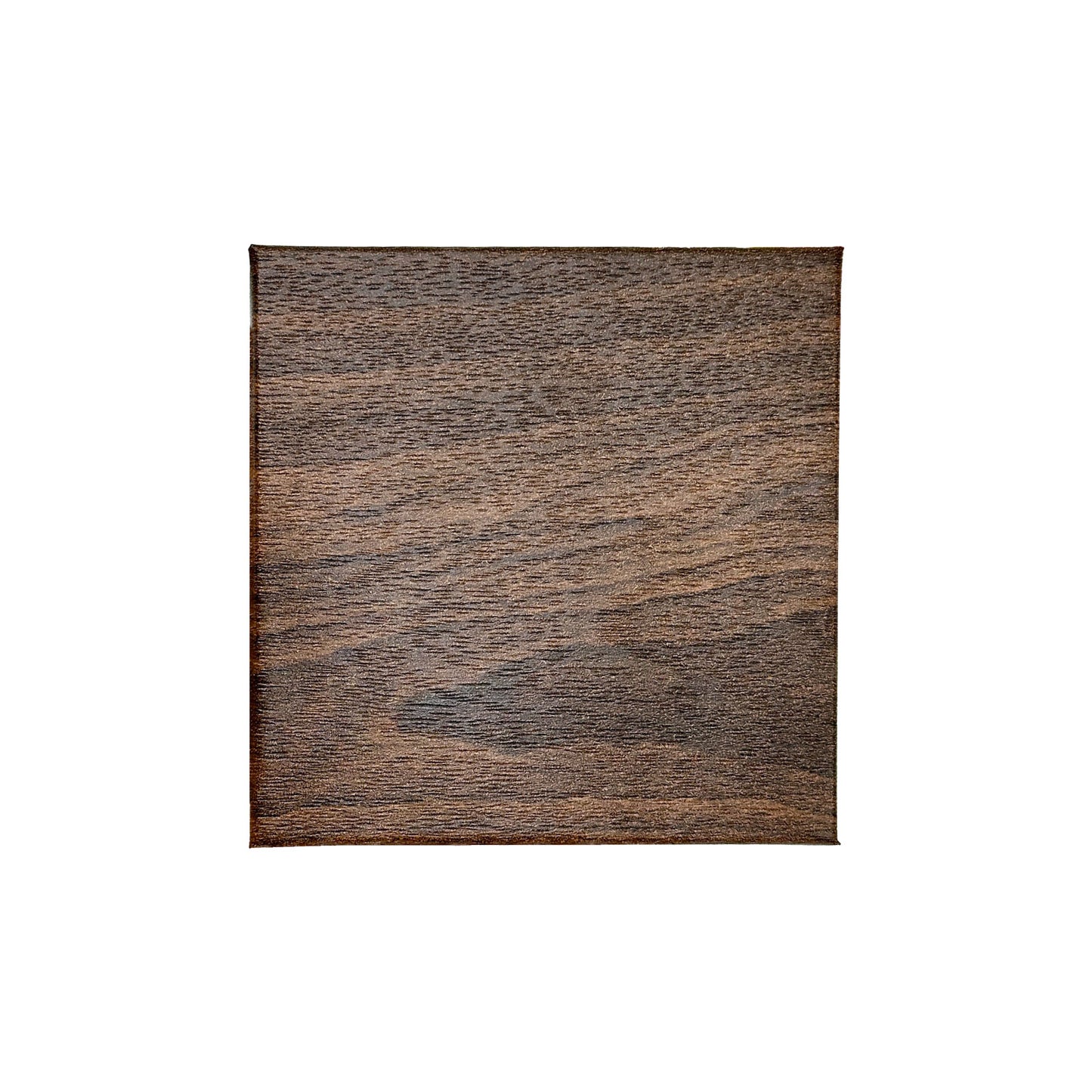 3 1/2" x 3 1/2" Wood Grain Pattern Jewelry Paper Box with Black Foam Insert