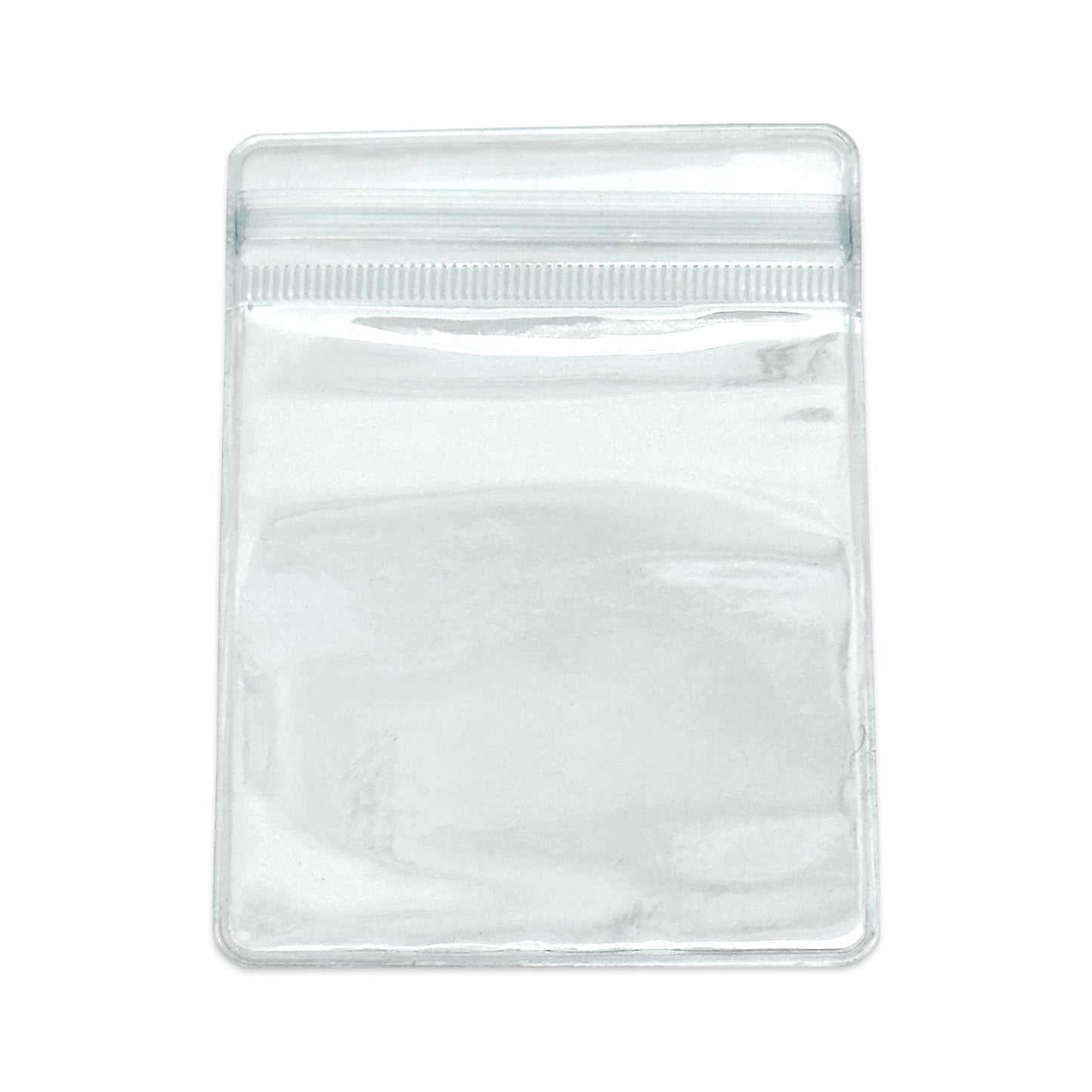 2 3/8" x 3 1/8" Resealable 4 Mil Thick Translucent Zip Plastic Bag