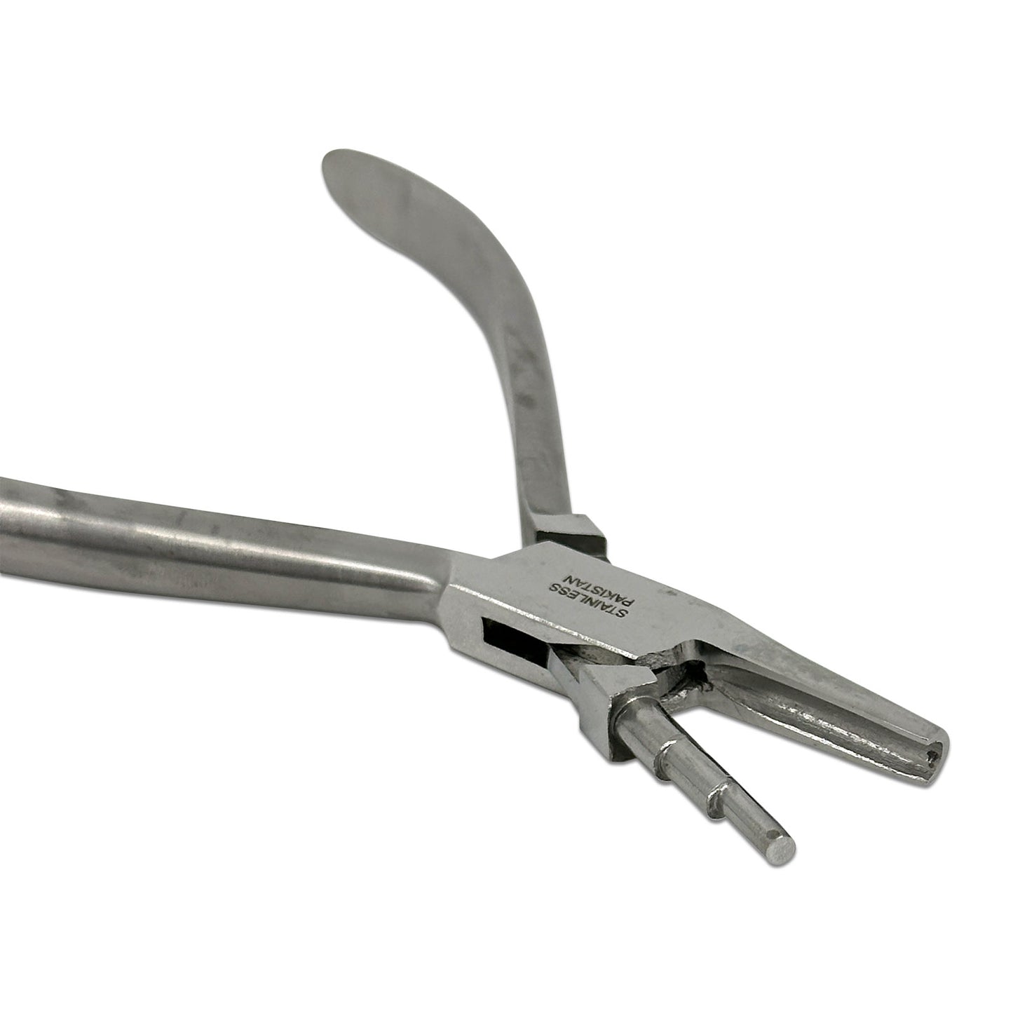 3-Step Wire Looping Concave And Round Nose Pliers