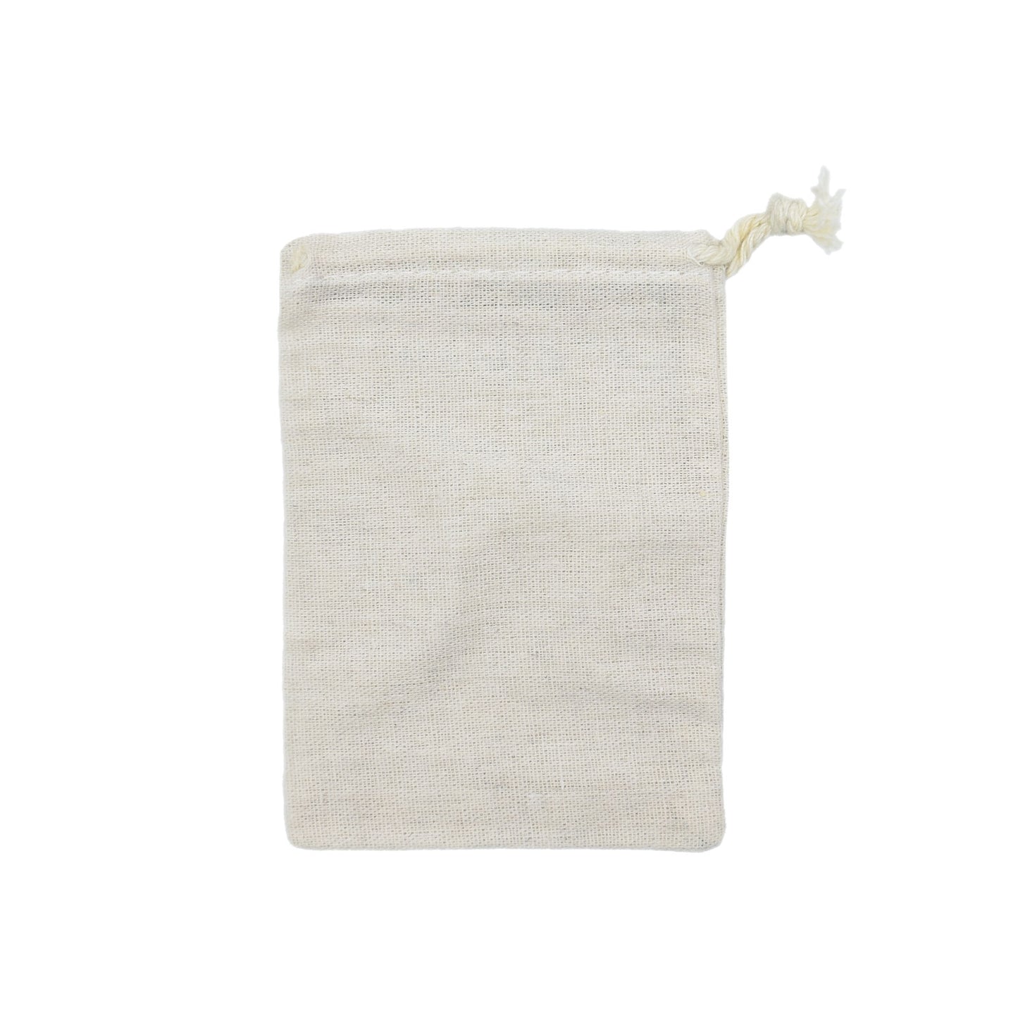 3" x 4" Cotton Muslin Drawstring Reusable Bags