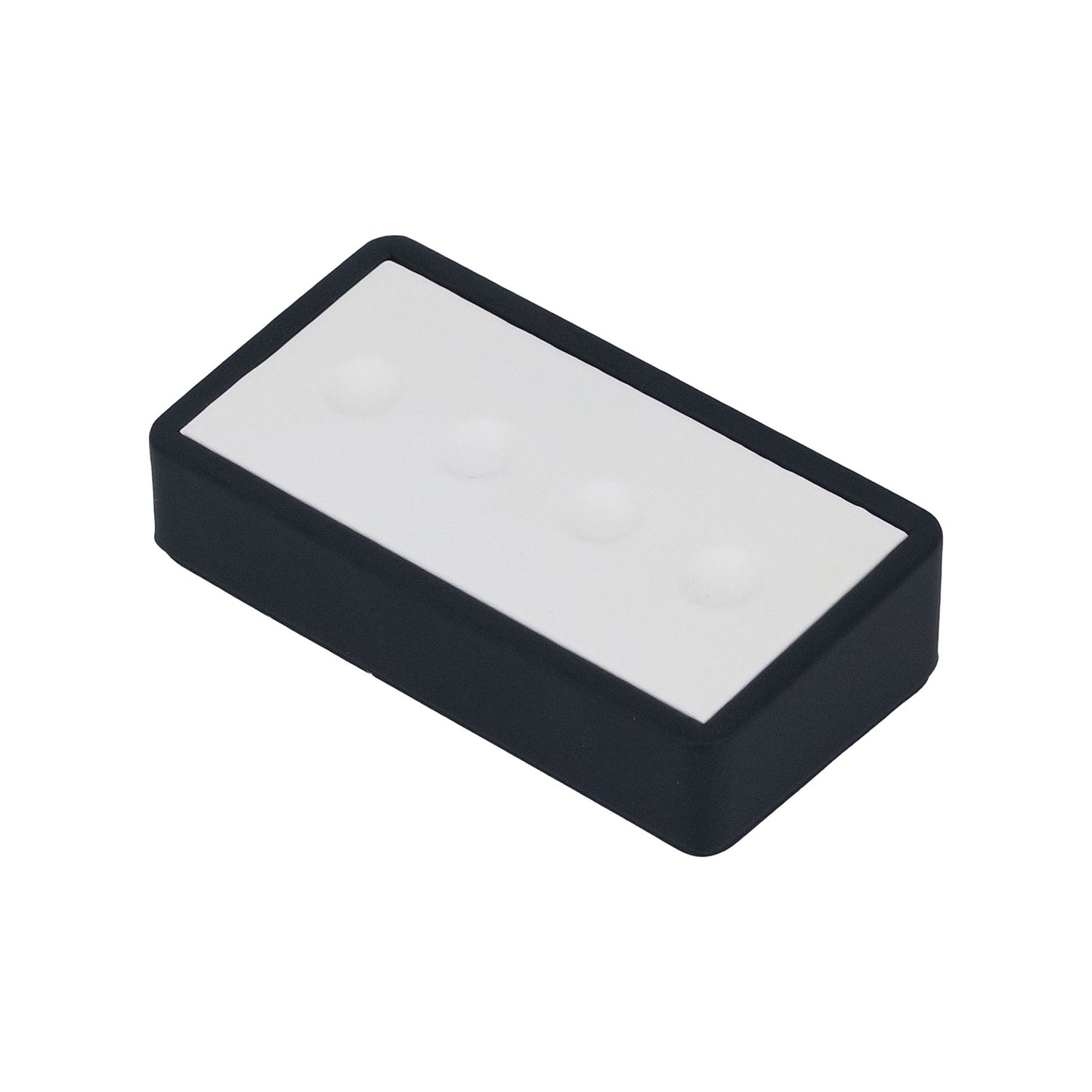 4 3/4" x 2 1/4" Leatherette 4-Slot Gemstone Display Holder