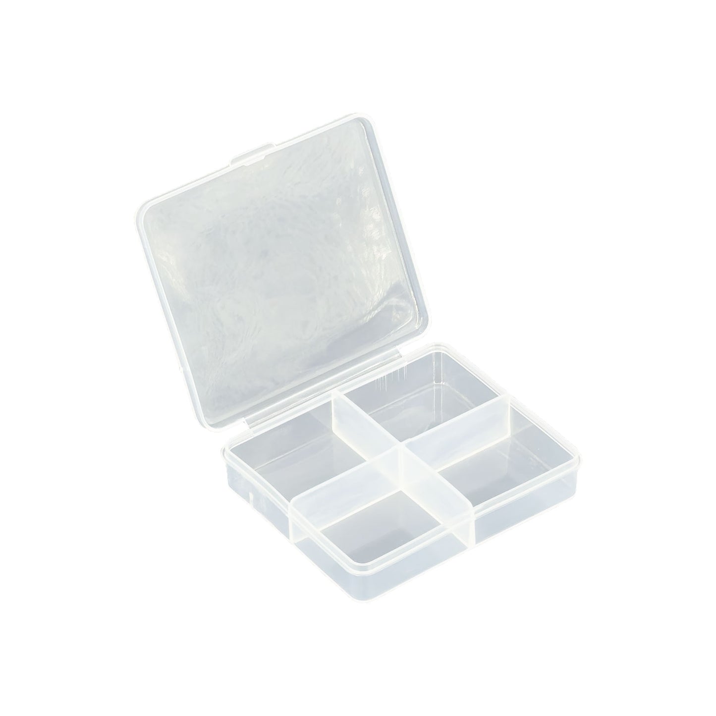 4 Grid Small Plastic Compartment Organizer Storage Case