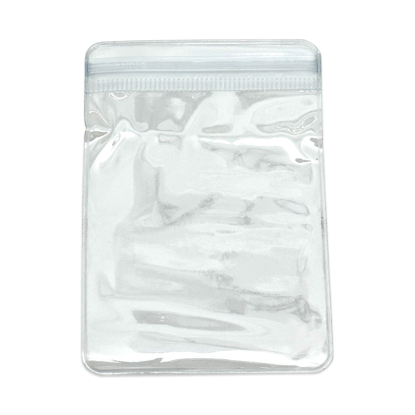 2 3/4" x 3 15/16" Resealable 4 Mil Thick Translucent Zip Plastic Bag