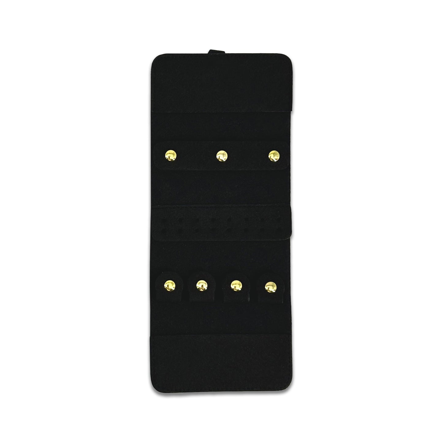 4" x 9 1/2" Microfiber Combination Storage Jewelry Roll
