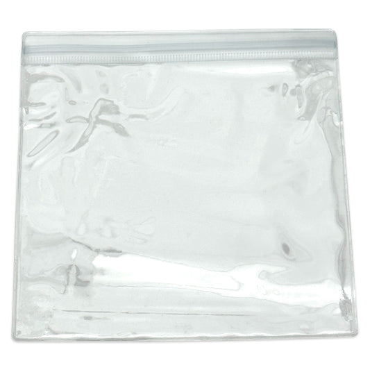 5 7/8" x 5 7/8" Resealable 4 Mil Thick Translucent Zip Plastic Bag