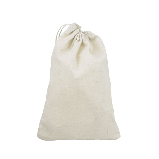 6x8 Cotton Muslin Drawstring Reusable Bags