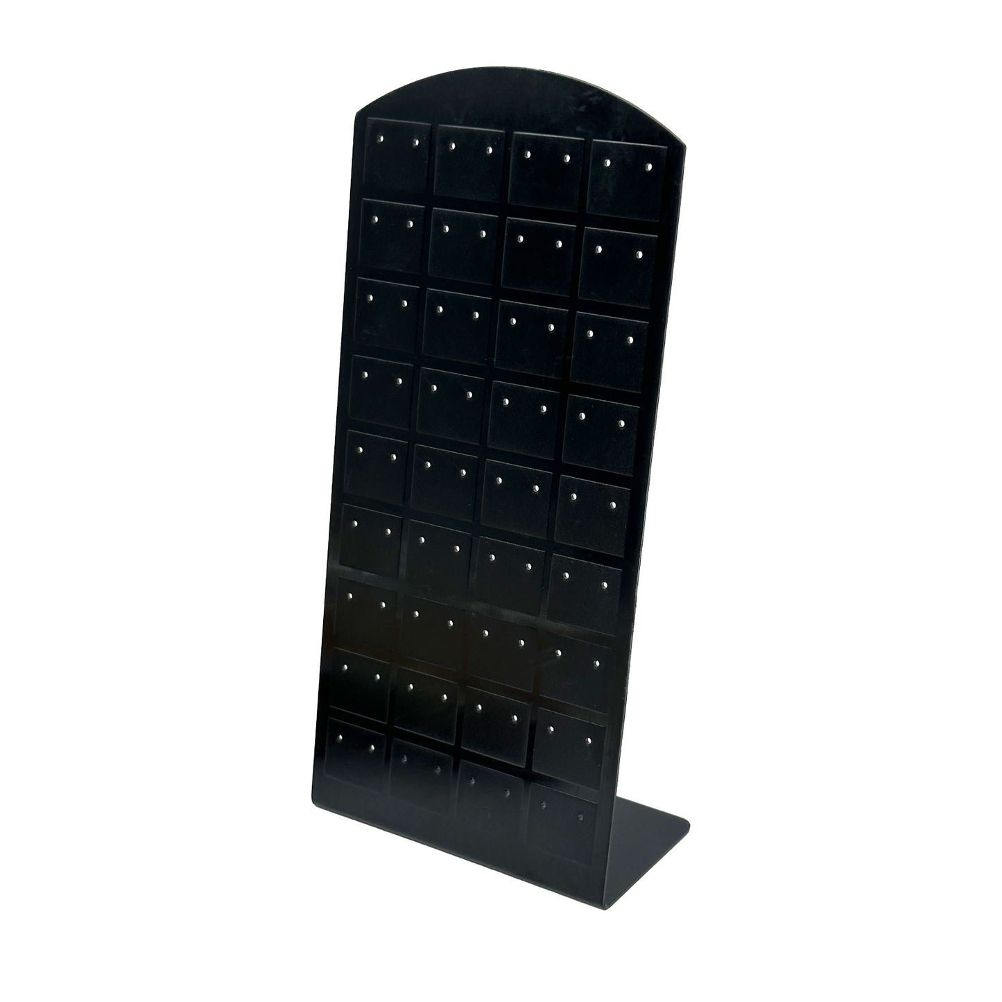 7 1/2" Black Acrylic 36 Pair Earring Jewelry Display Stand