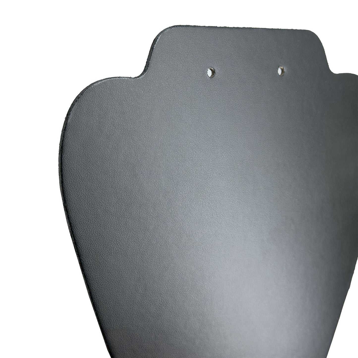 7 1/2" Black Leatherette Cardboard Necklace and Earring Easel Display