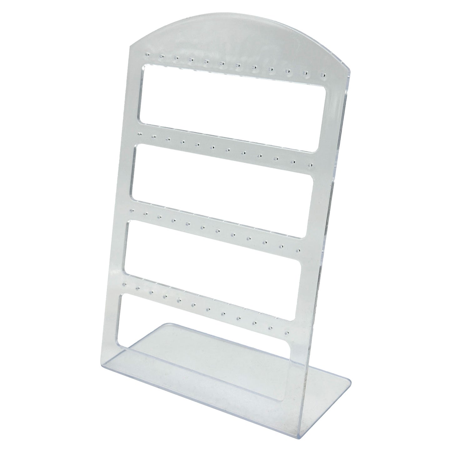 7 1/2" Clear Acrylic 48 Pair Earring Jewelry Display Stand