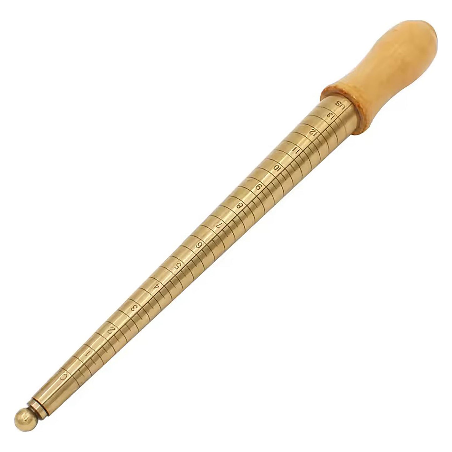 7 1/2" Wood Ring Sizer Measuring Stick