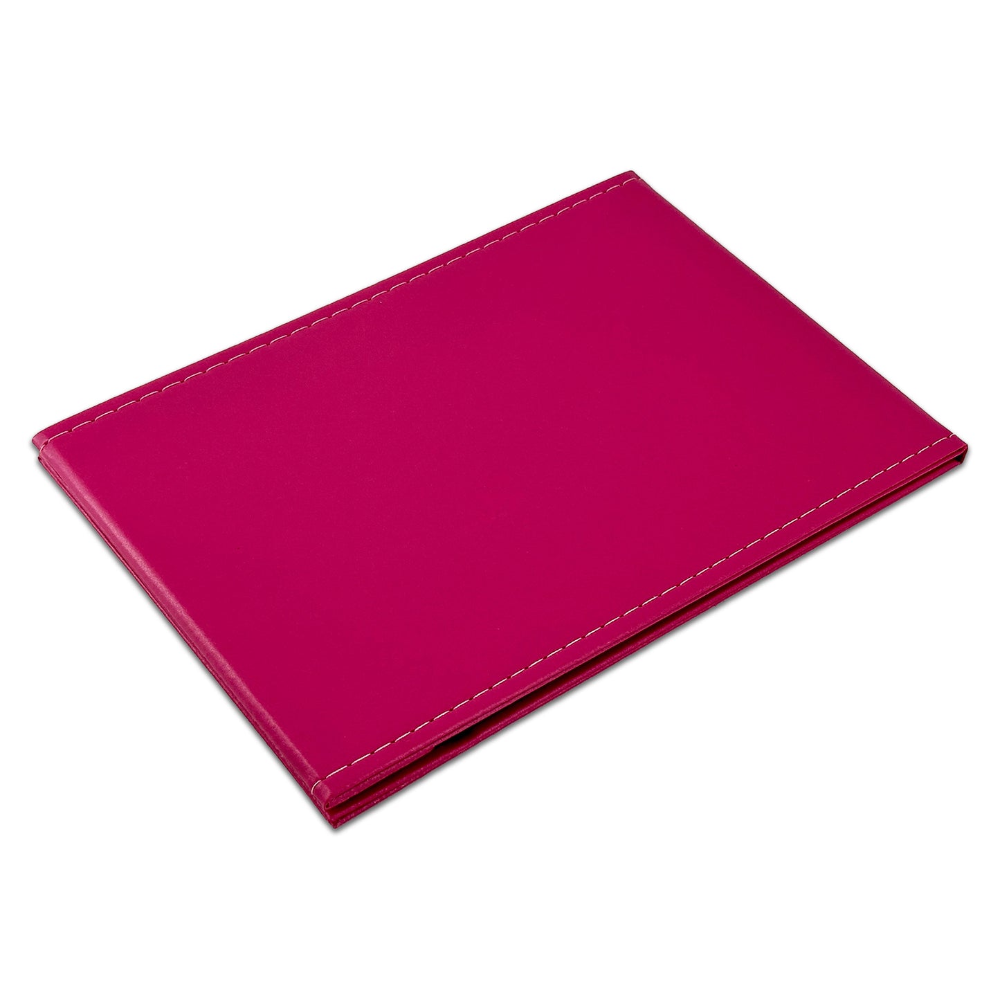 7" x 10" Fushia Leatherette Folding Collapsible Mirror