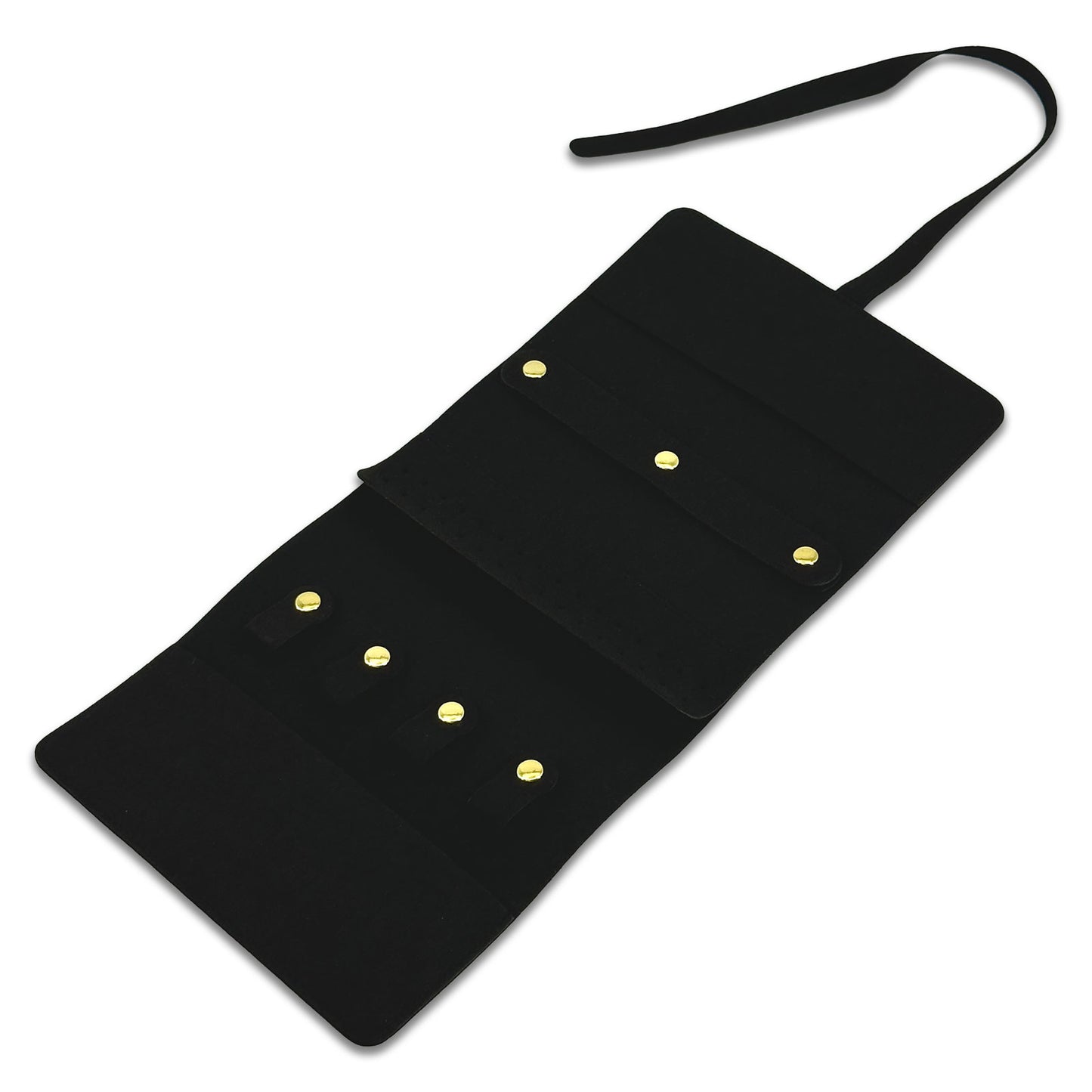 7" x 15" Microfiber Combination Storage Jewelry Roll