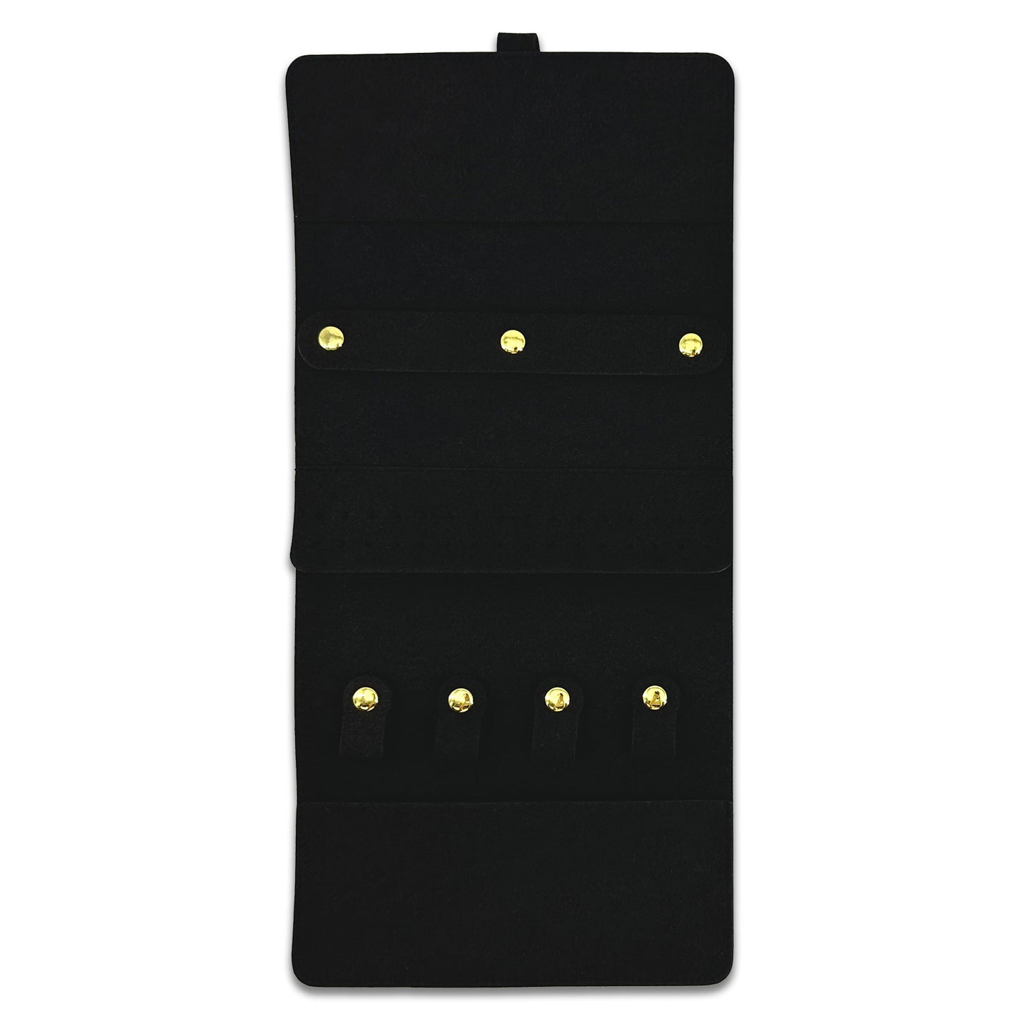 7" x 15" Microfiber Combination Storage Jewelry Roll