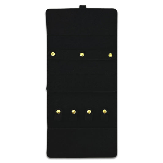7" x 15" Microfiber Combination Storage Jewelry Roll