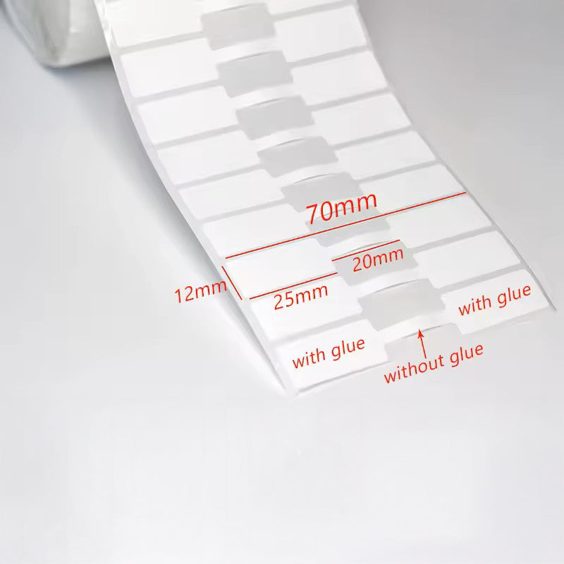 70 x 12mm Direct Thermal Transfer Dumbbell Price Tags (2,000 Labels)