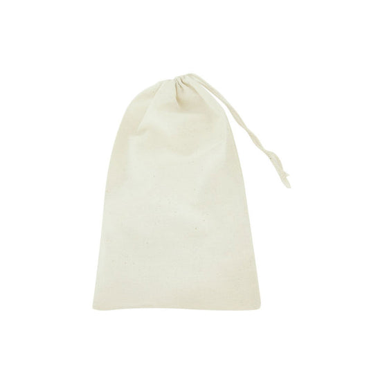 8x12 Cotton Muslin Drawstring Reusable Bags