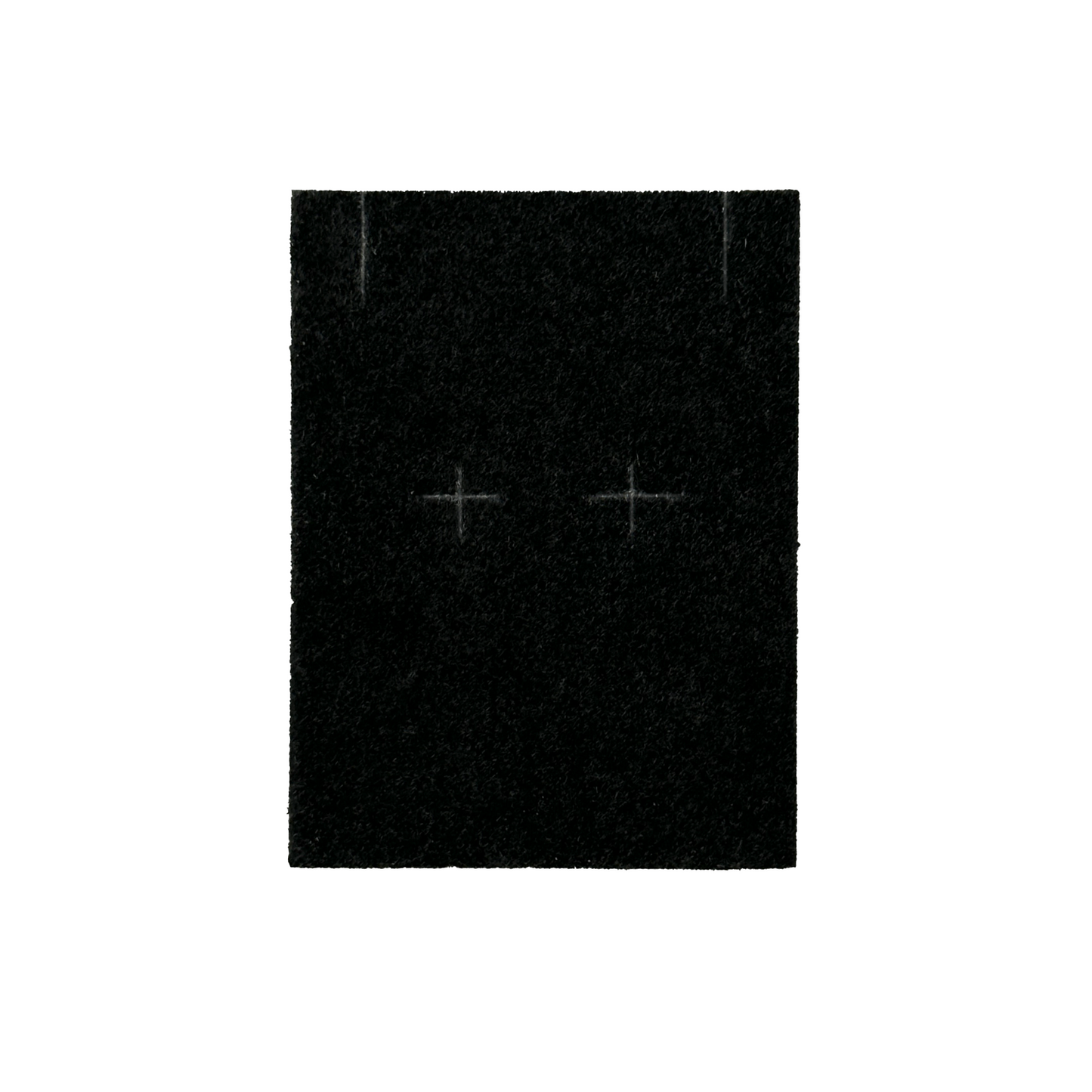 2 1/8" x 1 5/8" Kraft Paper Earring Box with Black Foam Insert