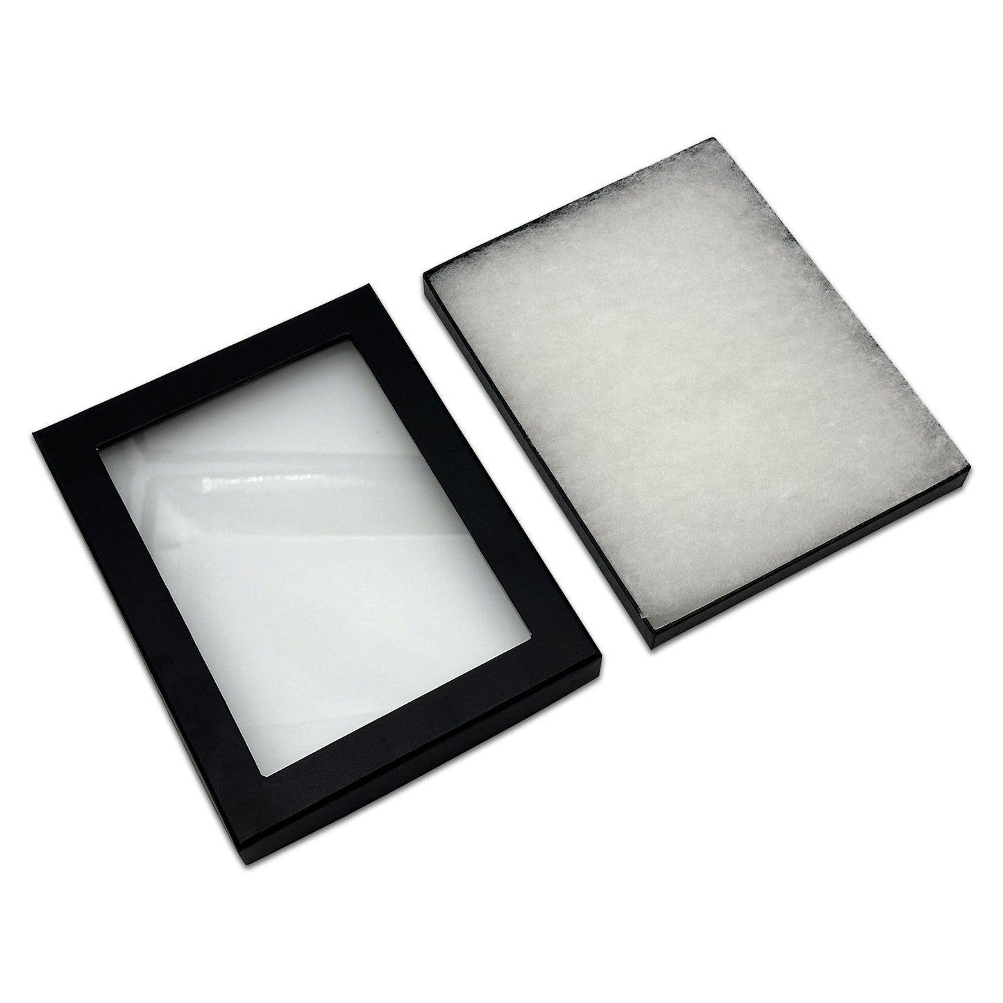 12" x 8 1/4" Black Riker Display Case for Jewelry and Collectibles