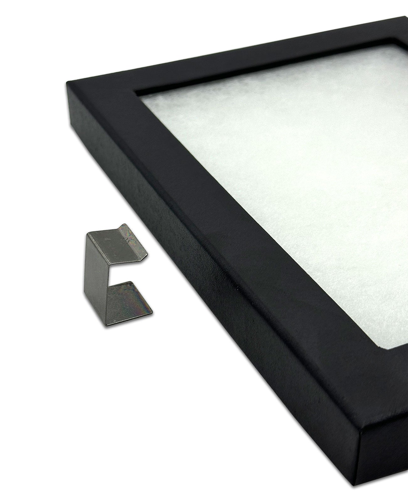 16" x 12" Black Riker Display Case for Jewelry and Collectibles