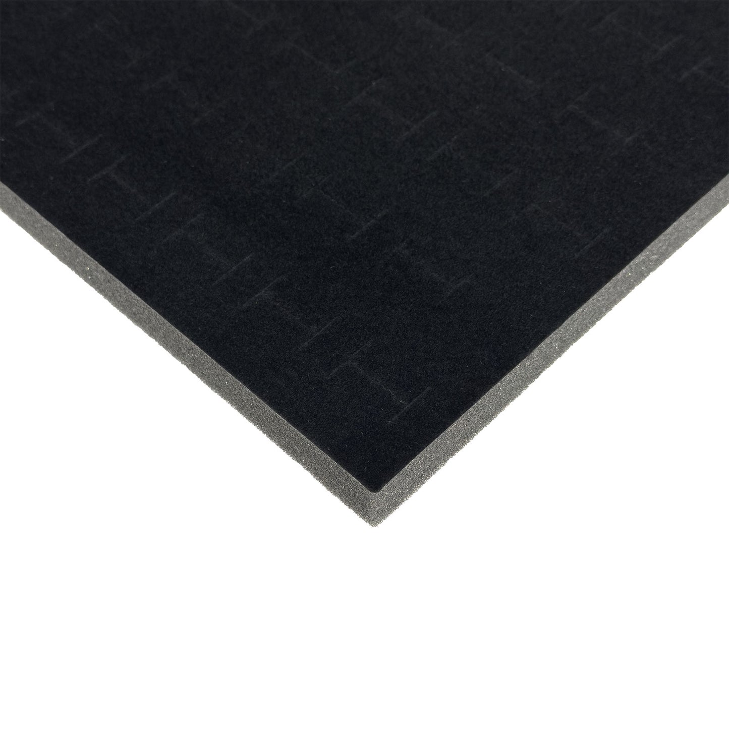 Black Velvet Staggered Ring Foam for 72 Rings