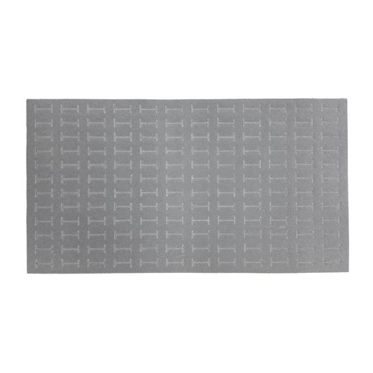 Deluxe Grey Velvet Ring Foam For 144 Rings