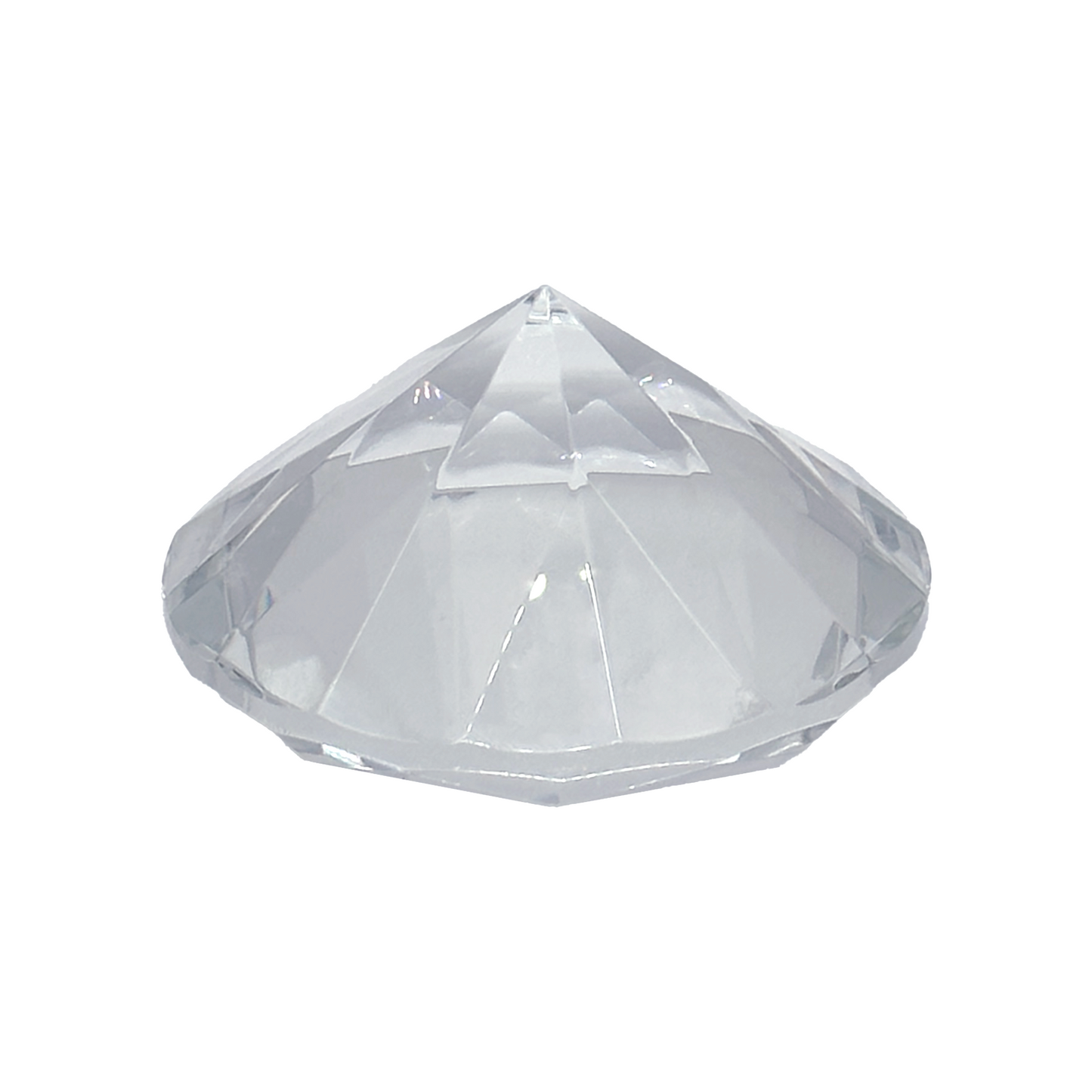 Glass Diamond Paperweight