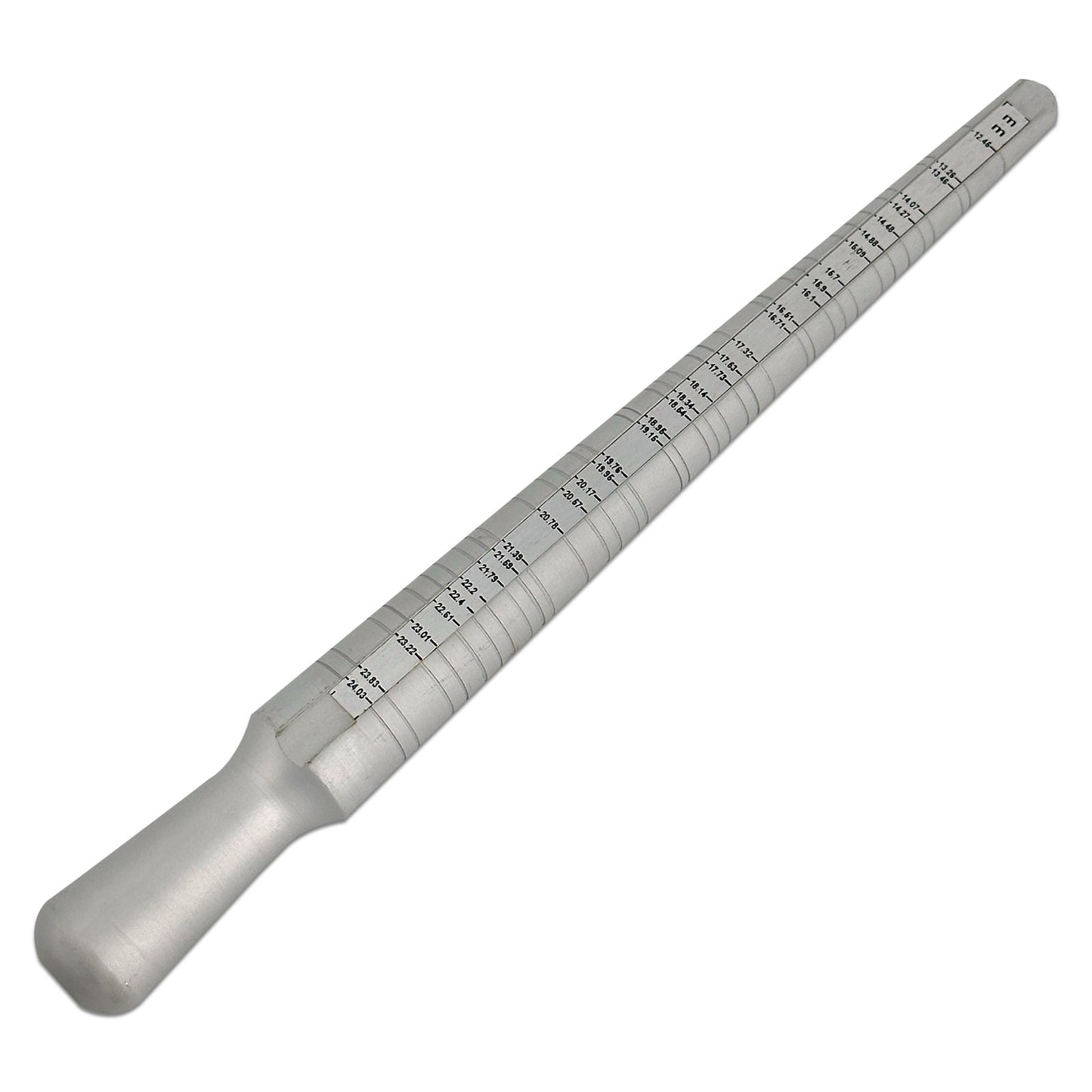 10" Metal Double-Sided Ring Sizer Measuring Stick