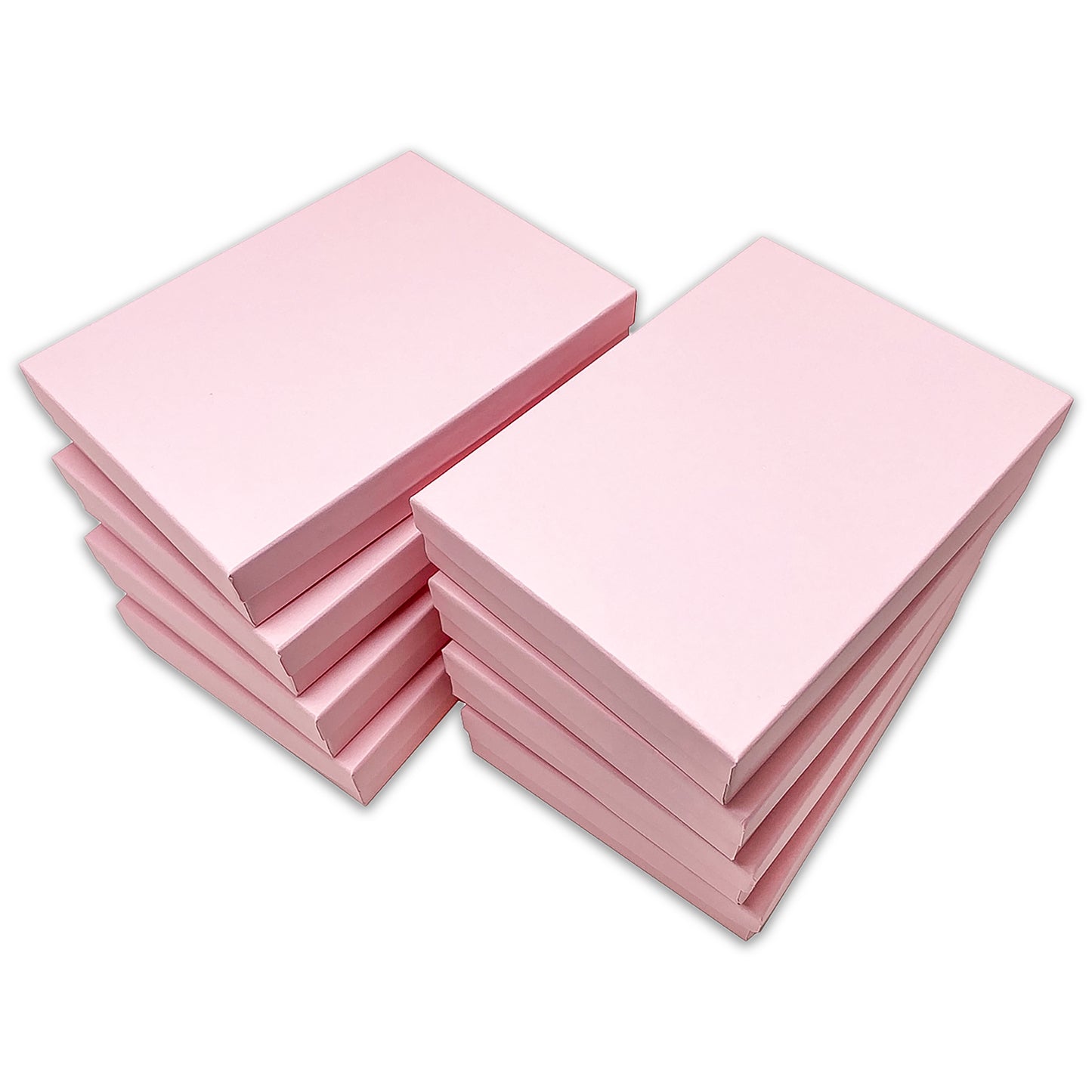 7 1/8" x 5 1/8" Pink Cotton Filled Paper Box
