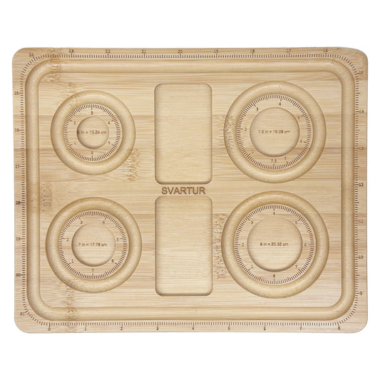 Wood 6" to 32" Bracelet and Necklace Beading Design Board Tray