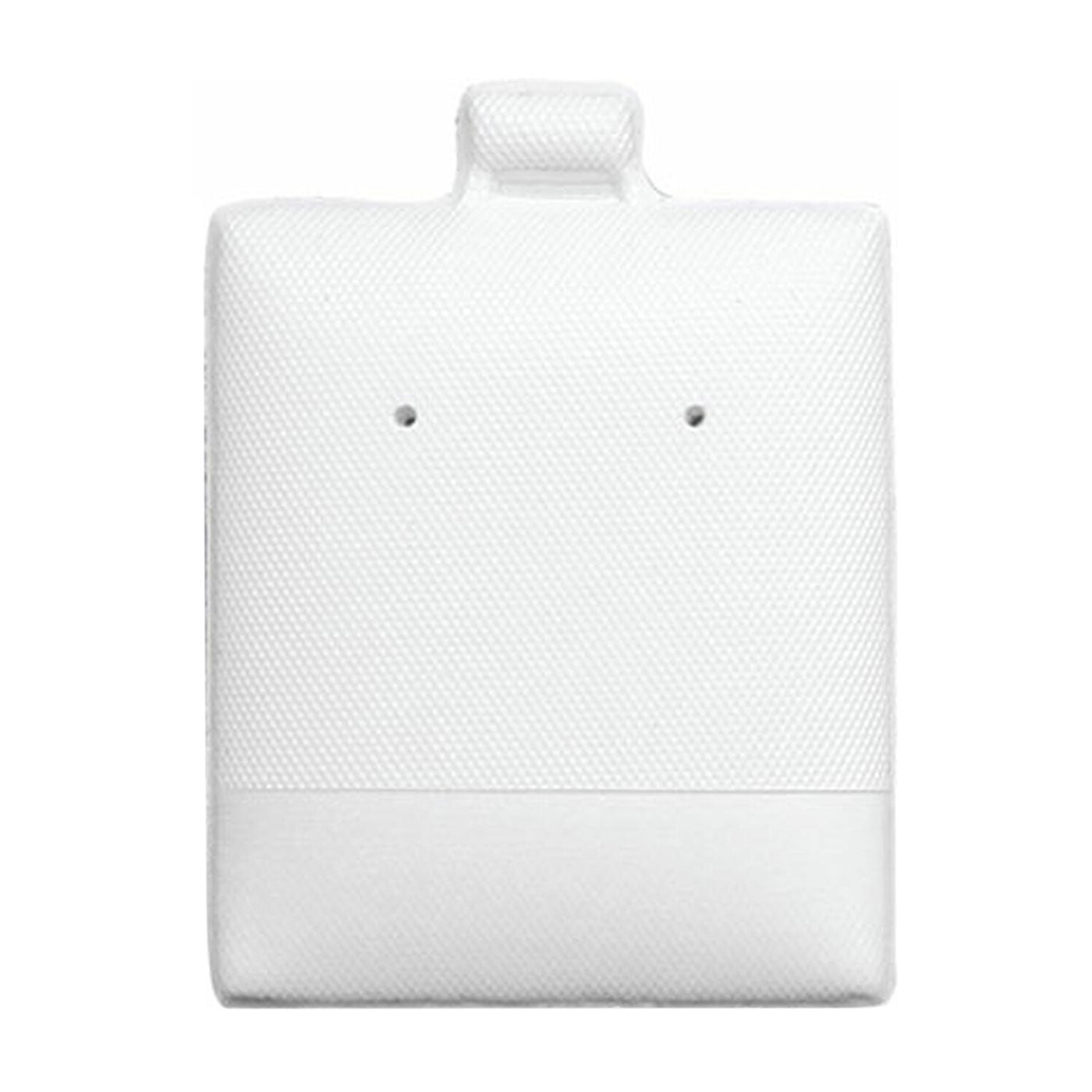1 1/2" x 1 3/4" White Earring Puff Card