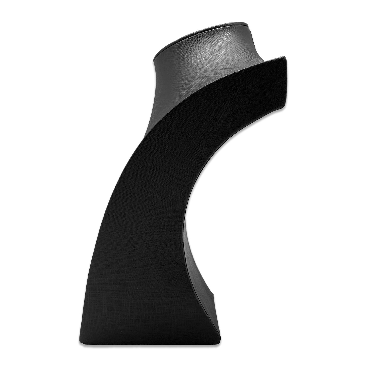 10" Black Linen Necklace Bust Display