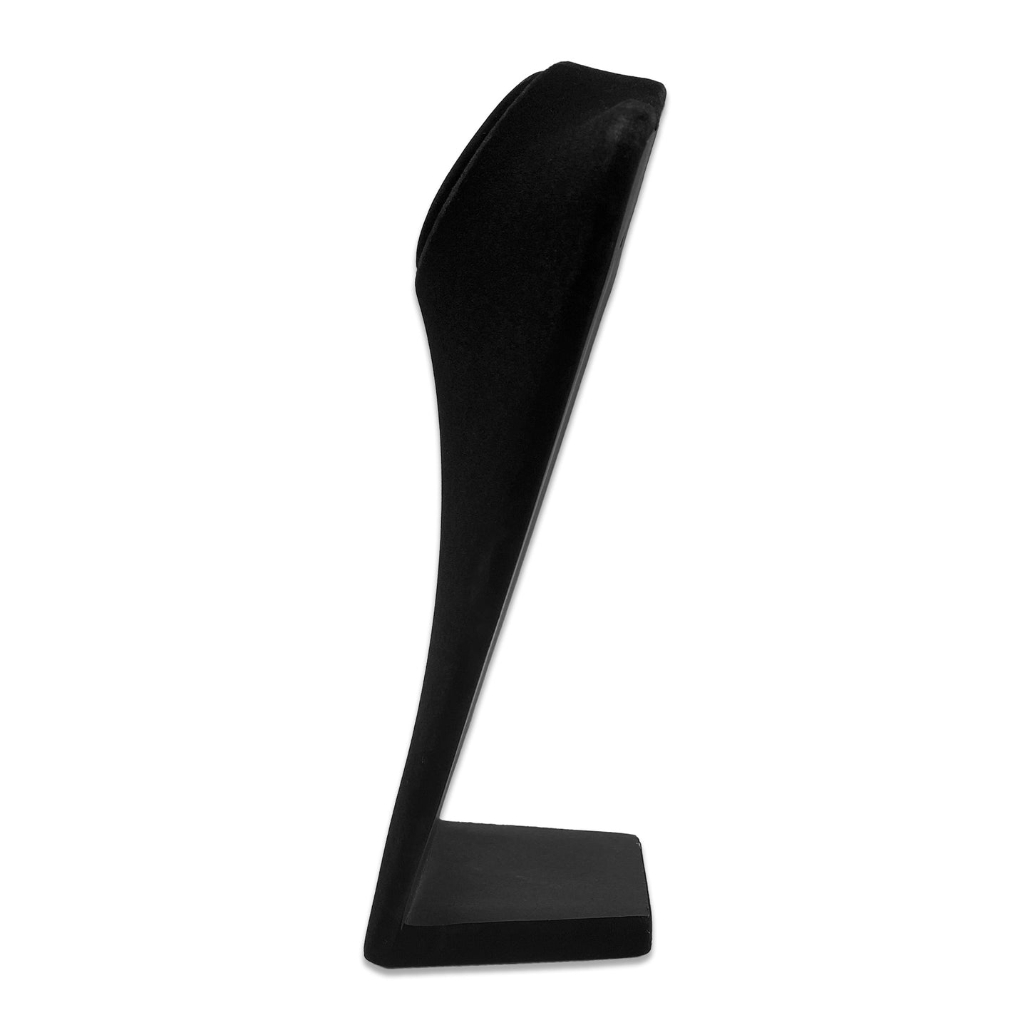 10" Black Velvet Necklace Bust Display Stand