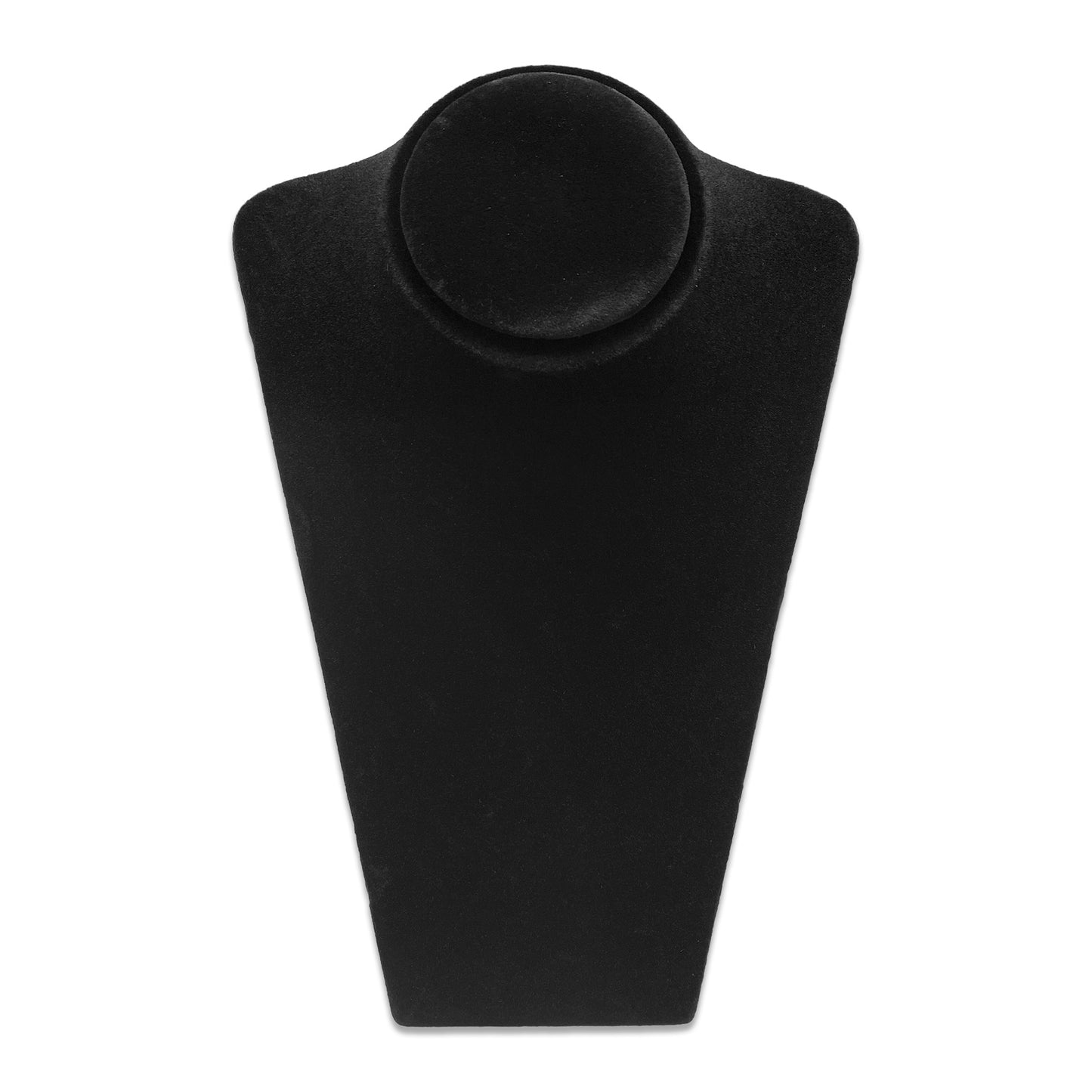 10" Black Velvet Necklace Bust Display Stand