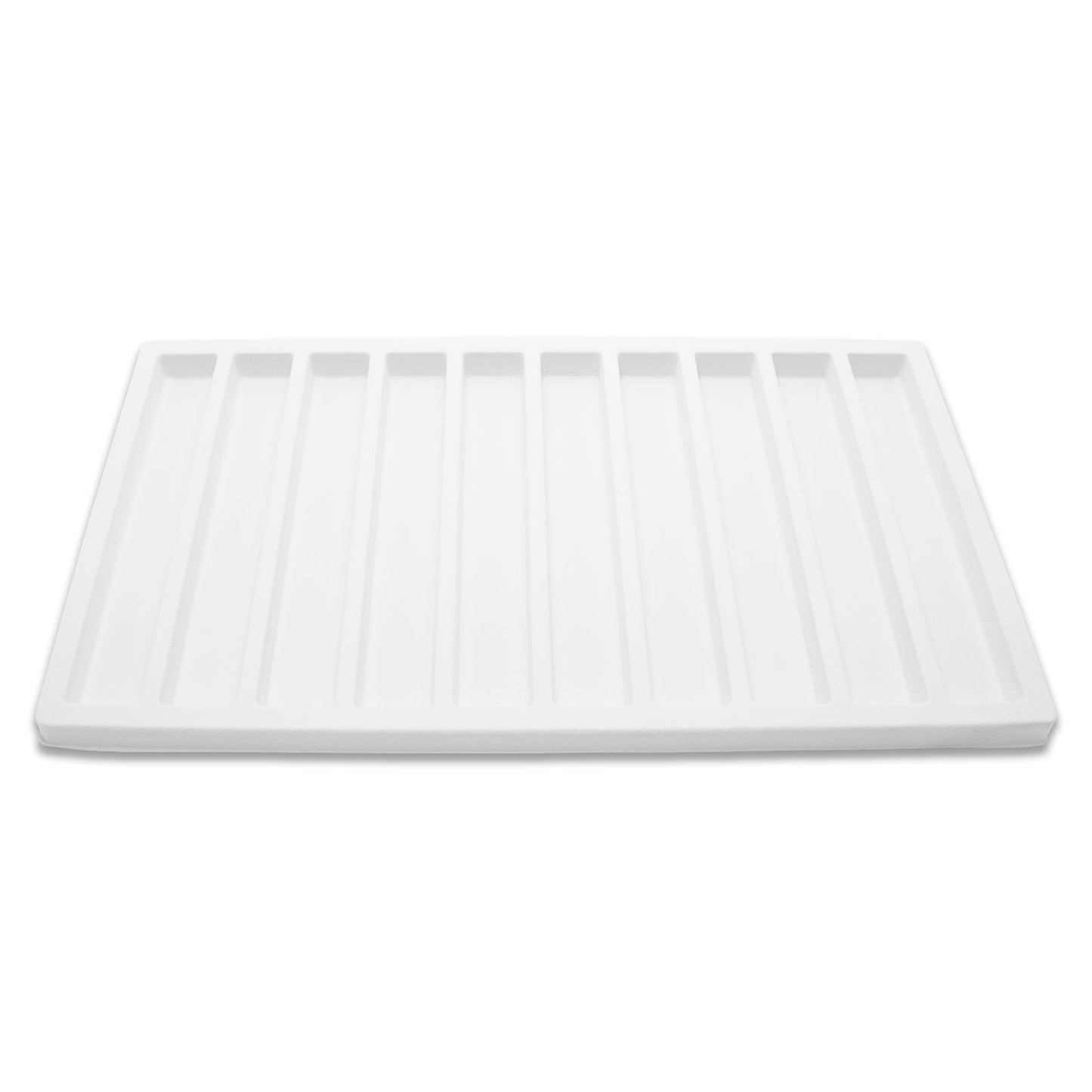 10 Column White Compartment Tray Insert