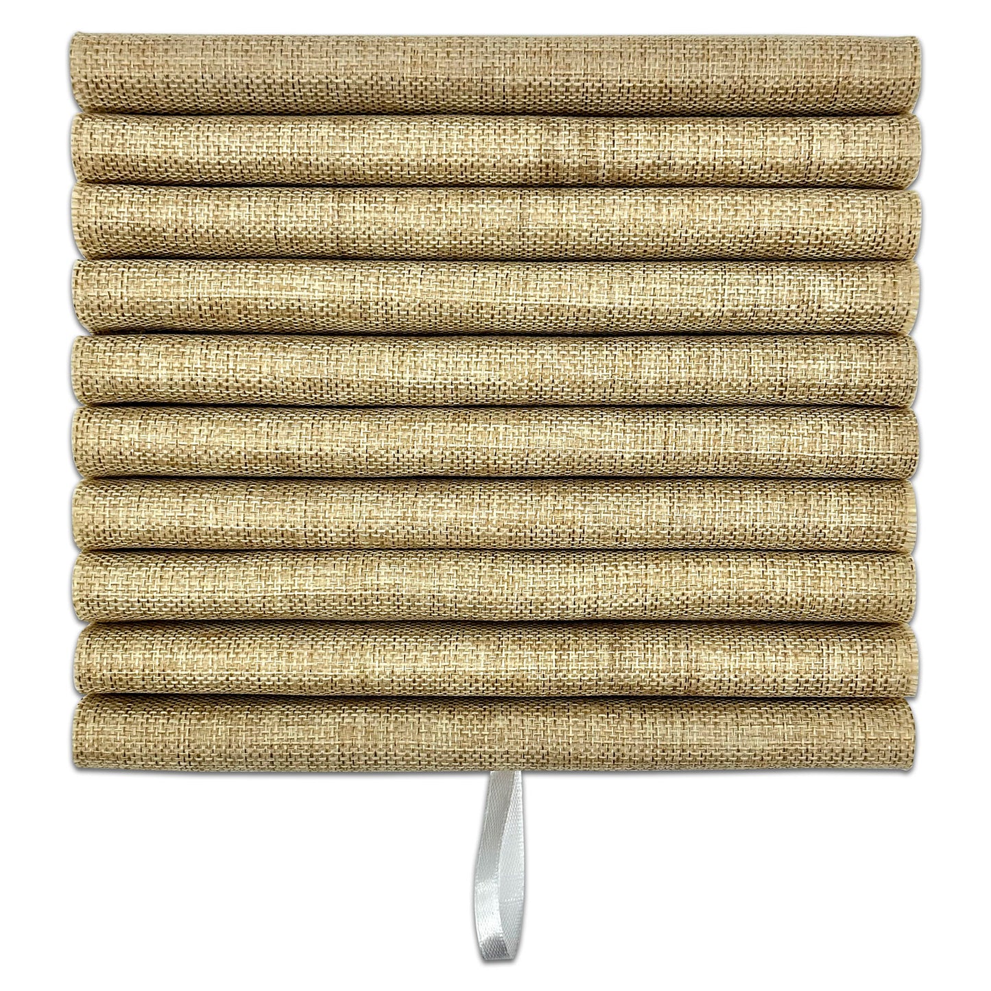 10 Roll Linen Burlap Half-Size Ring Foam Insert