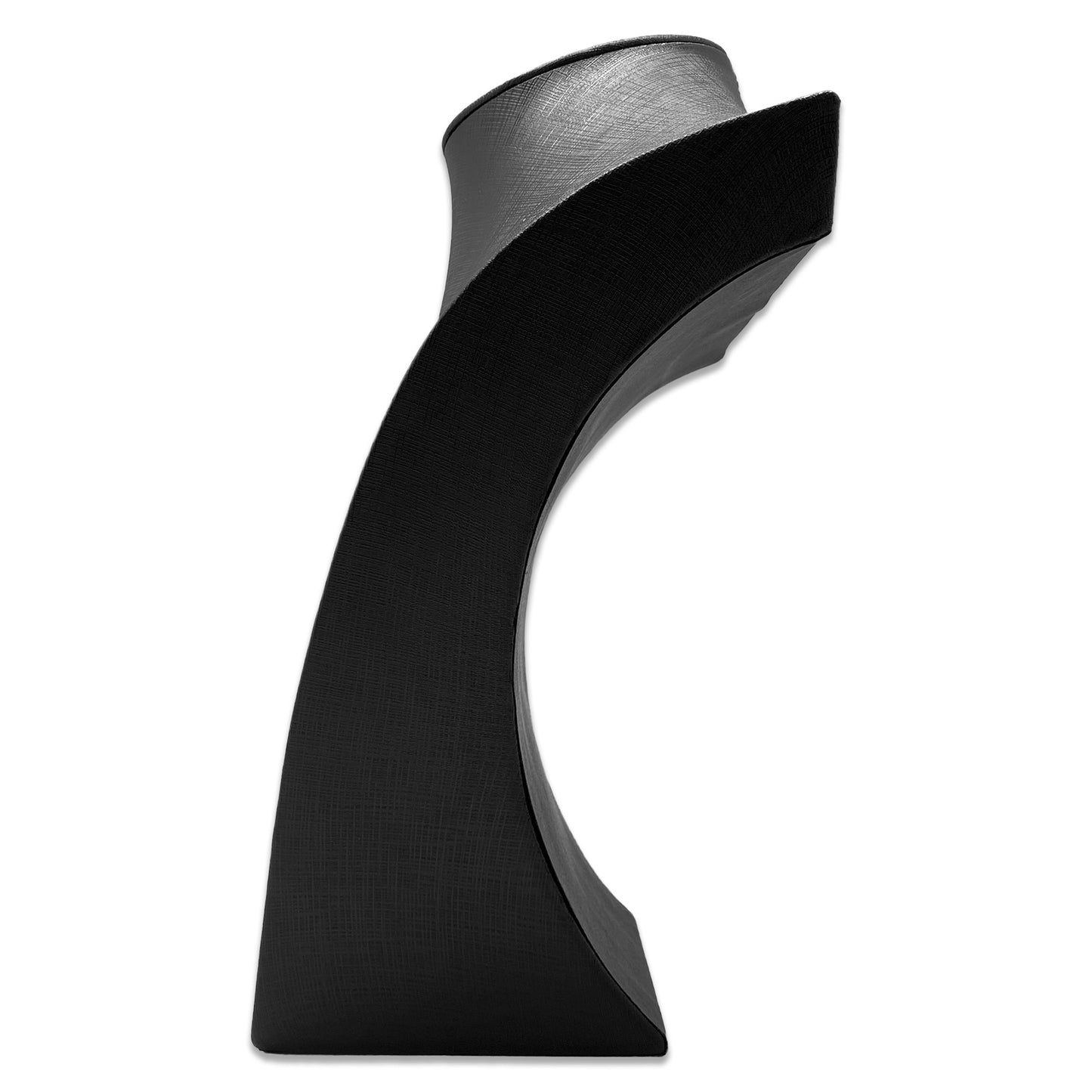 11" Black Linen Necklace Bust Display