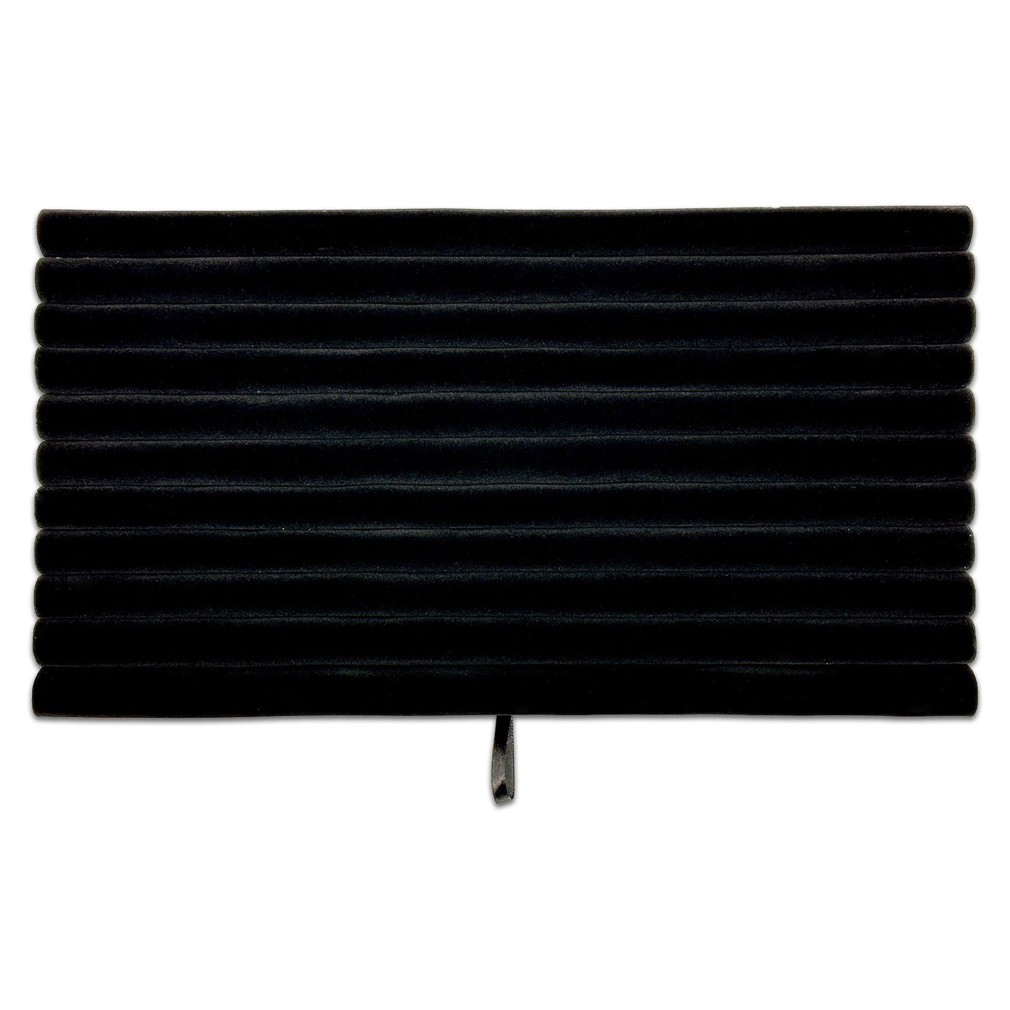 15 1/2" x 7 5/8" Black Velvet 11 Roll Ring Foam Insert