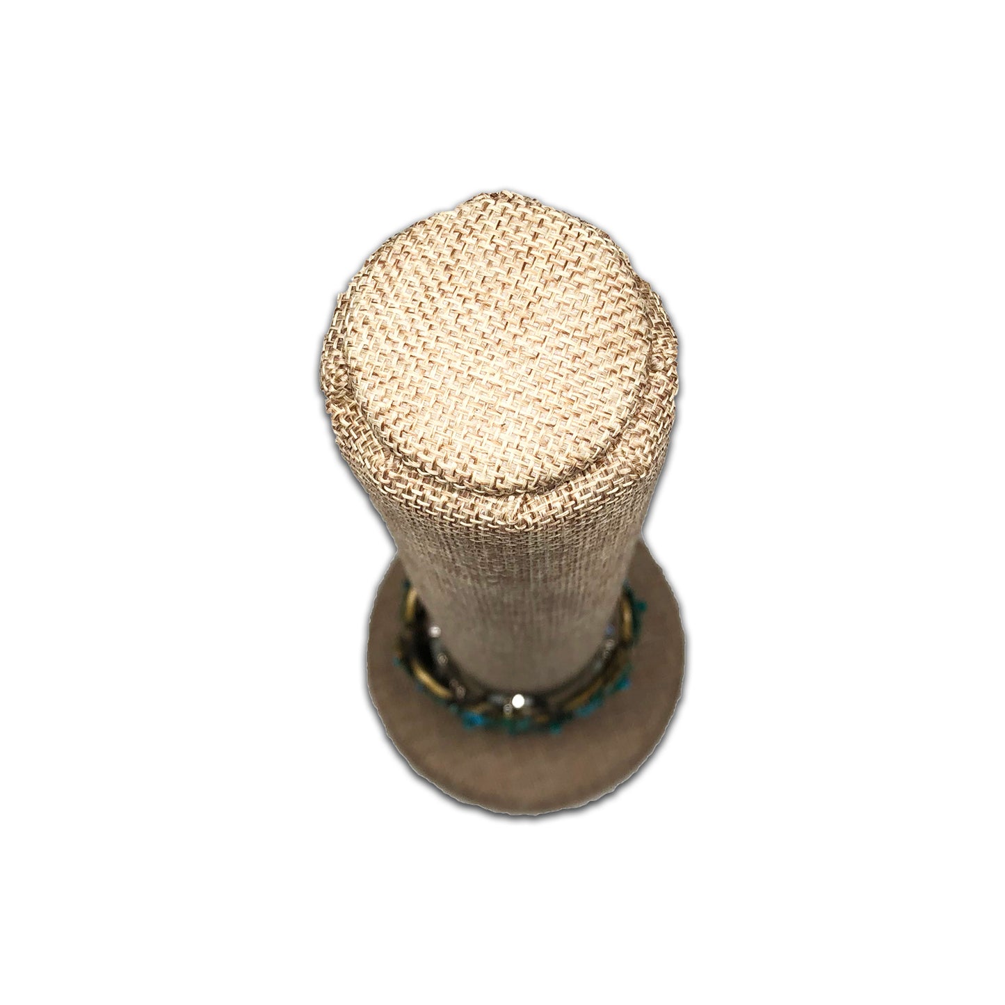 11" Linen Burlap Single Standing Bracelet Roll