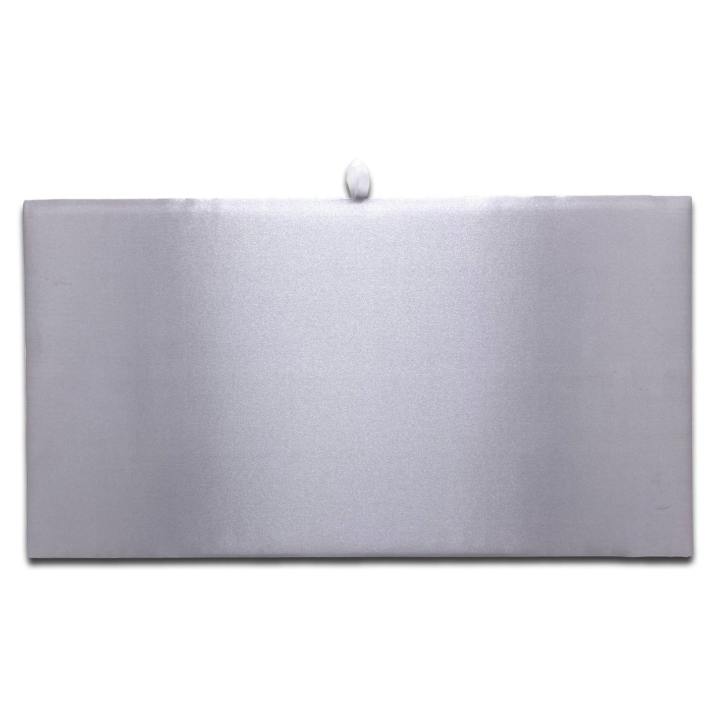 14 1/8" x 7 5/8" Silver Silk Display Pad Tray Insert