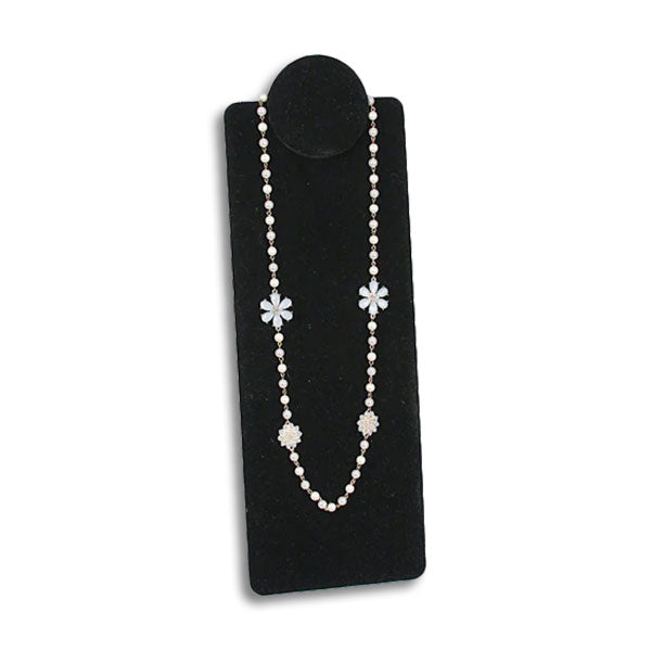 16 5/8" Black Velvet Necklace Easel Display