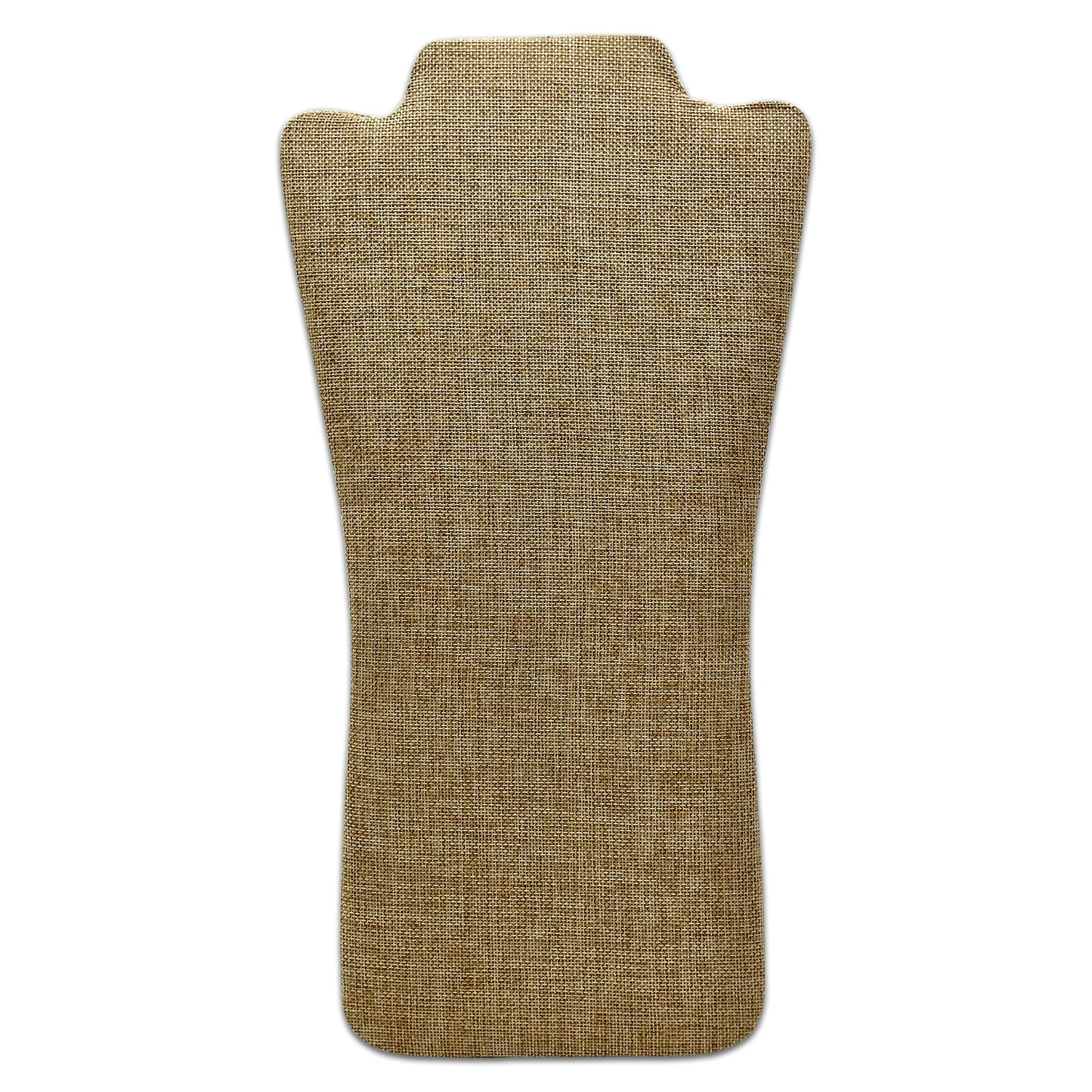 16" Beige Burlap Necklace Easel Display for Earrings Necklace (2-Pack)