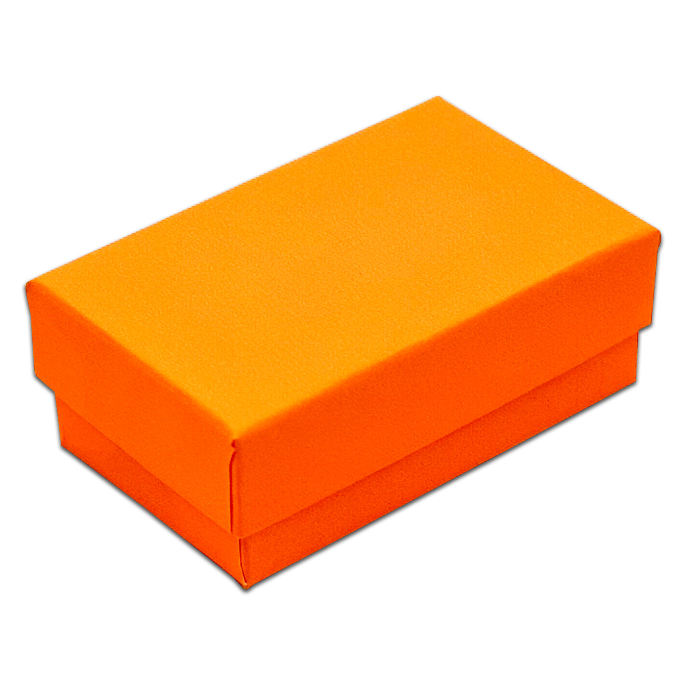 2 5/8" x 1 5/8" x 1" Marigold Cotton Filled Paper Box