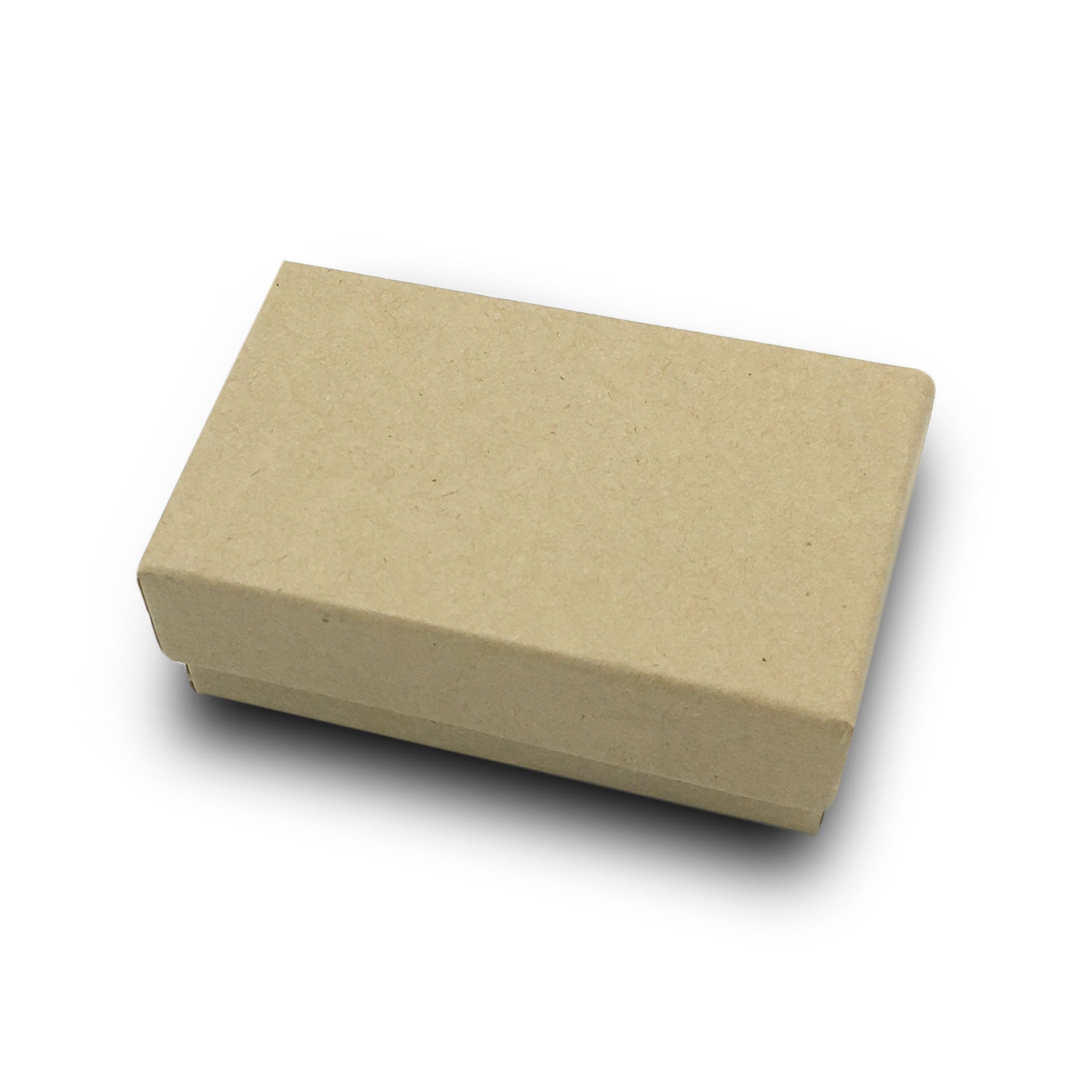 2 5/8"Wx 1 1/2" Dx 1" H Kraft Paper Cotton Filled Box