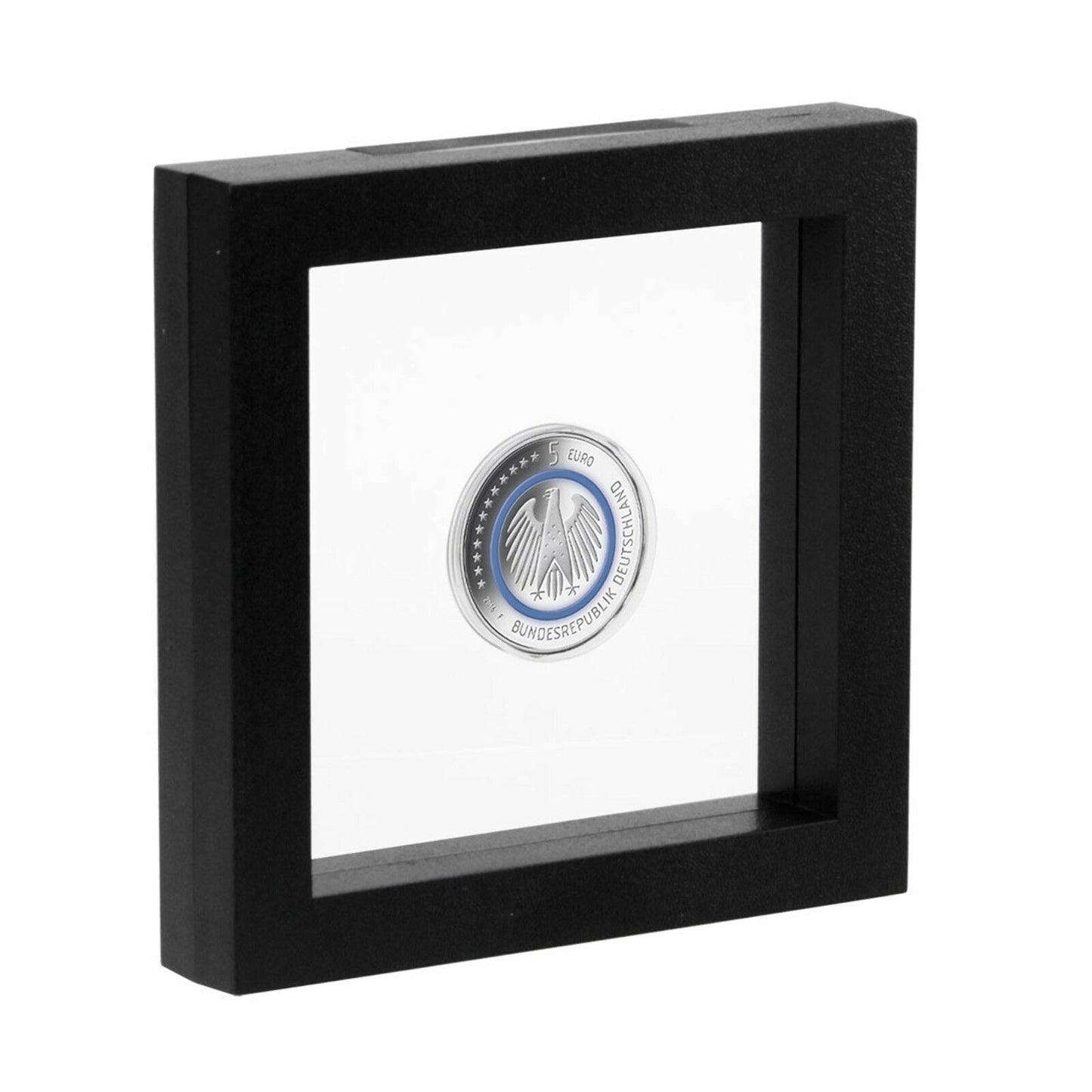 2.75" x 2.75" Black Floating Frame Jewelry Display Case